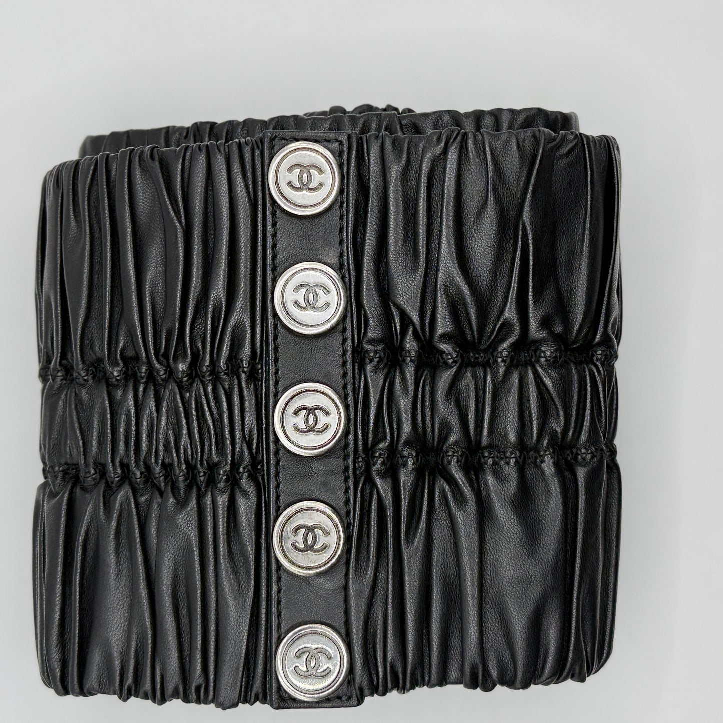 Ceinture Chanel Large Corset black lambskin limited edition