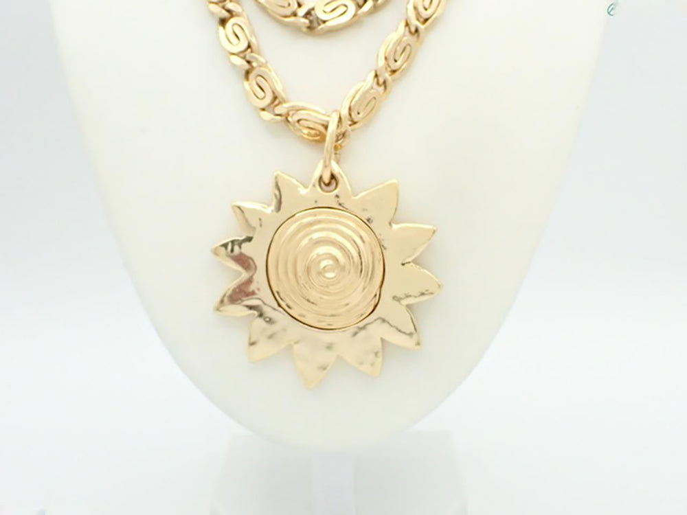 Givenchy - Rare collier vintage plaqué or
