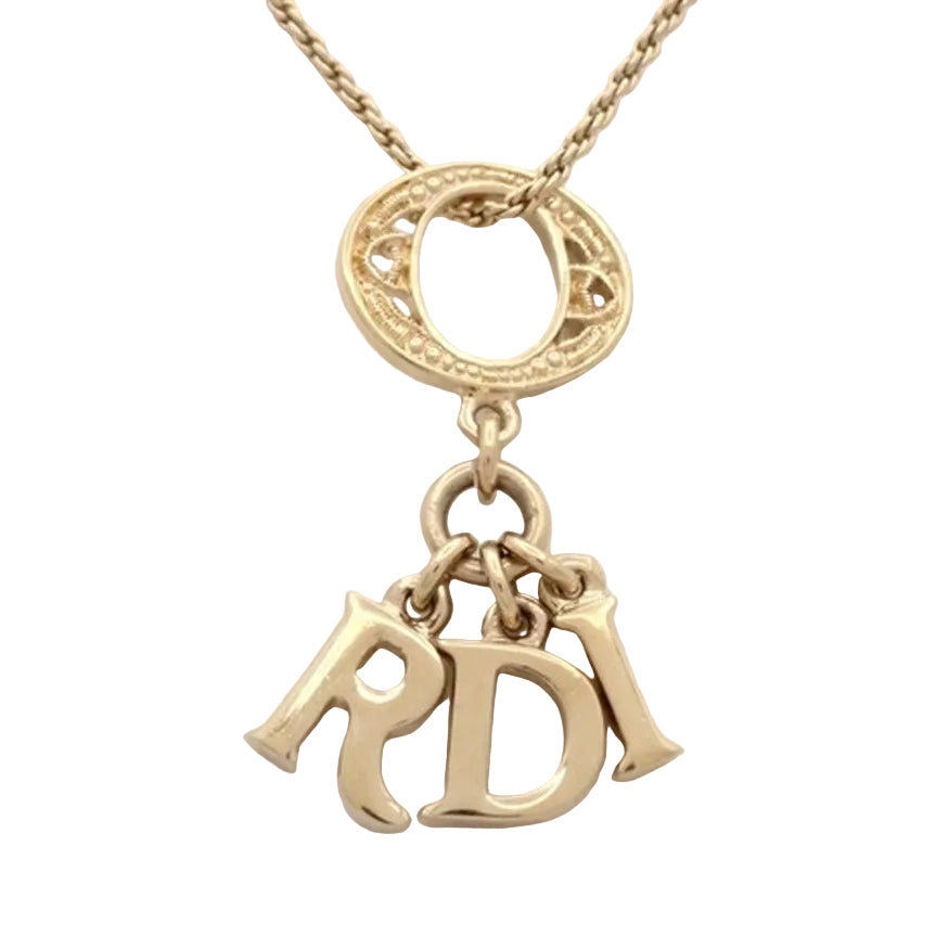 Dior - Collier Lettres D I O R vintage 43cm