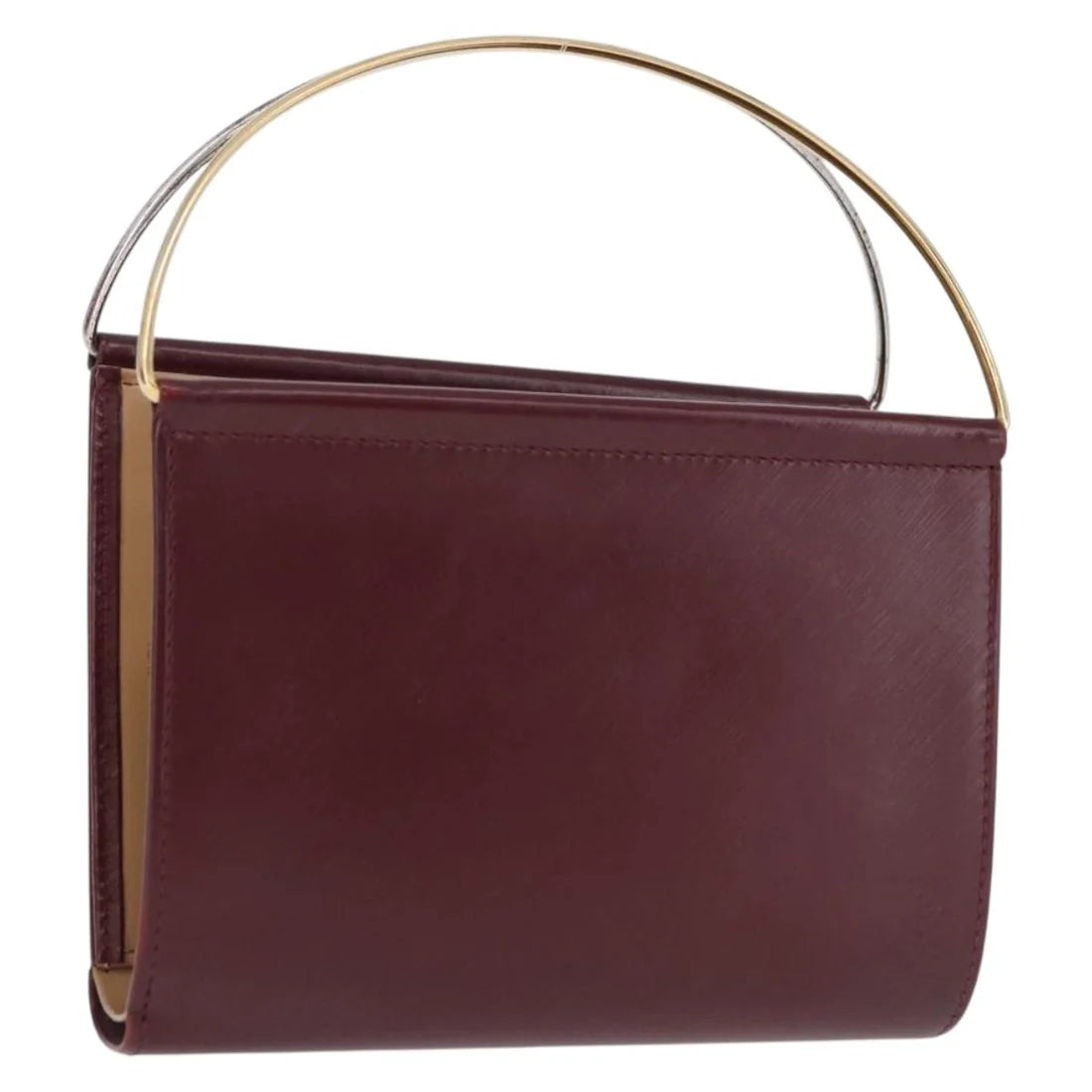 Cartier Vintage – Sac Trinity bordeaux