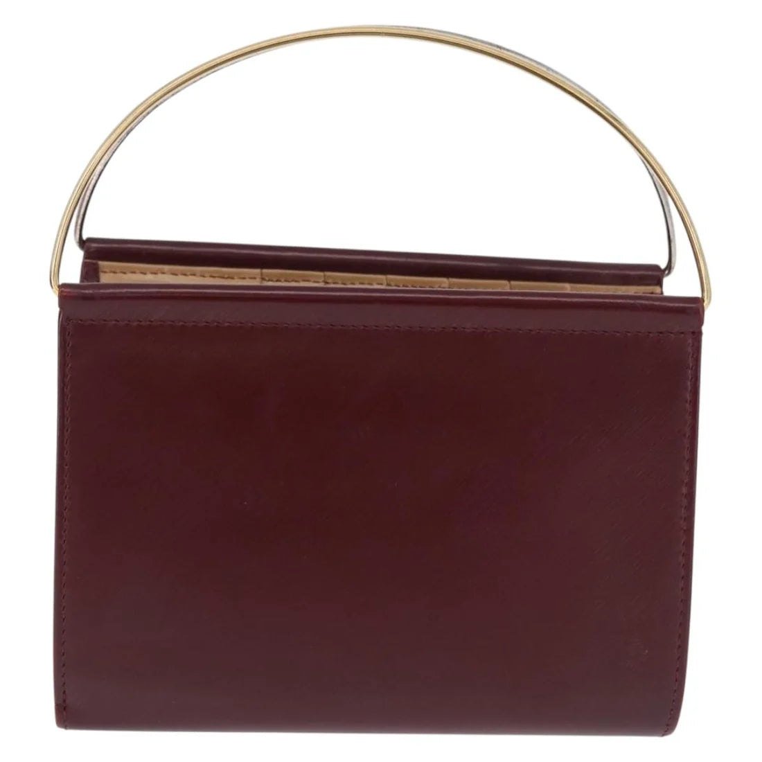 Cartier Vintage – Sac Trinity bordeaux