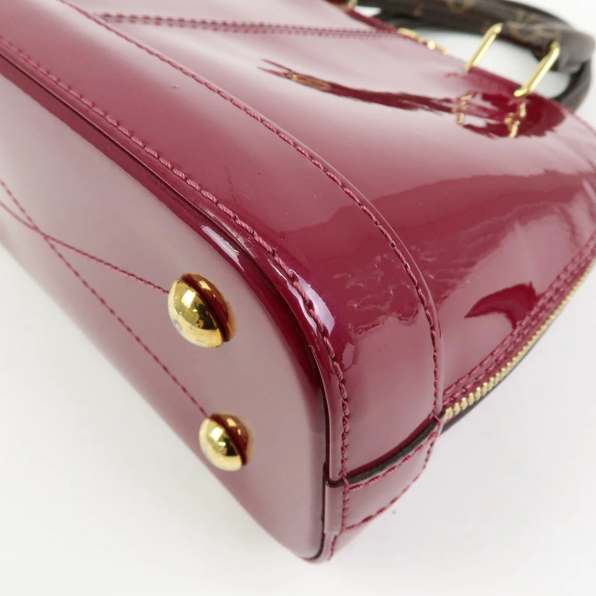 Louis Vuitton - Alma BB - Vernis lisse X monogram