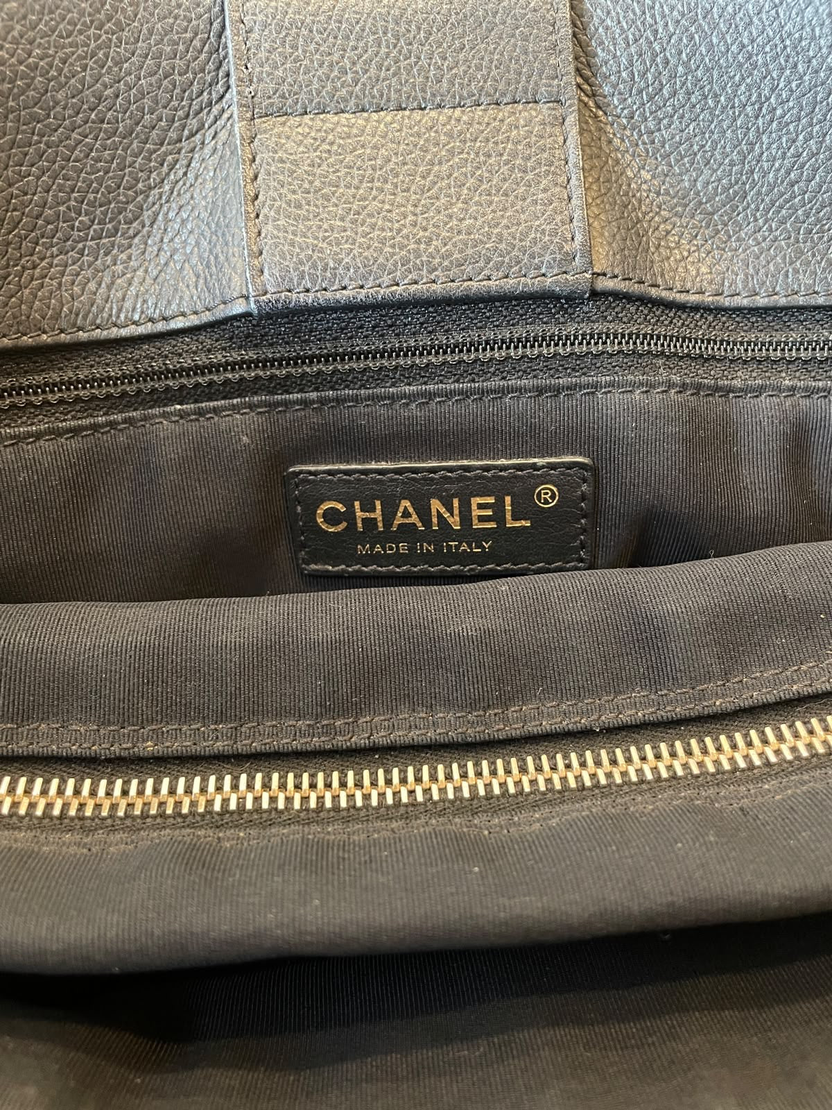 Chanel - Petit cabas cuir grainé Cerf Executive