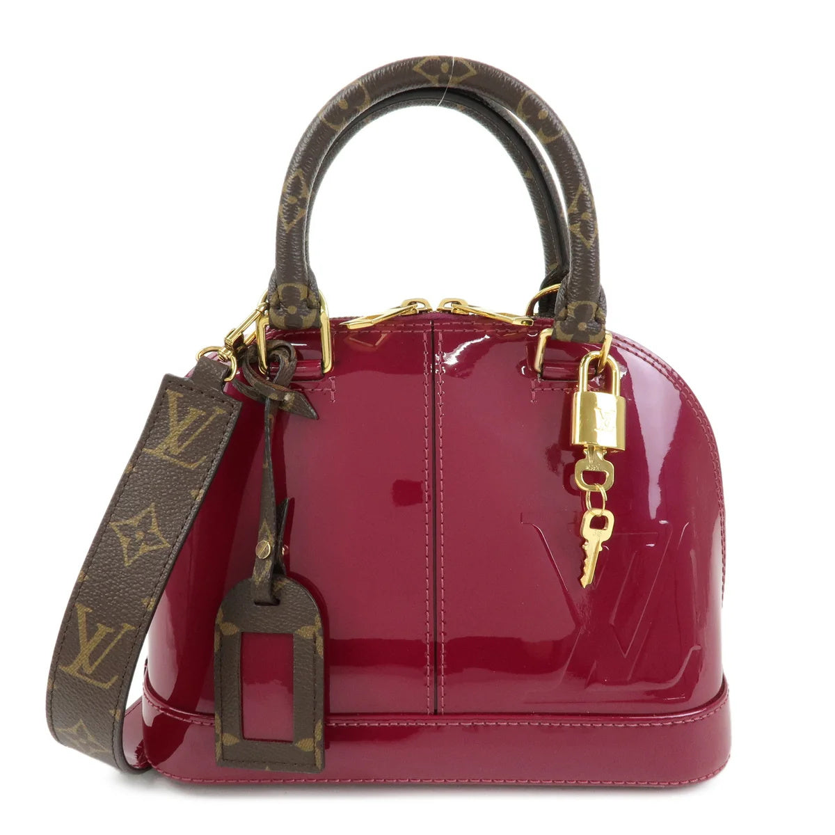 Louis Vuitton - Alma BB - Vernis lisse X monogram