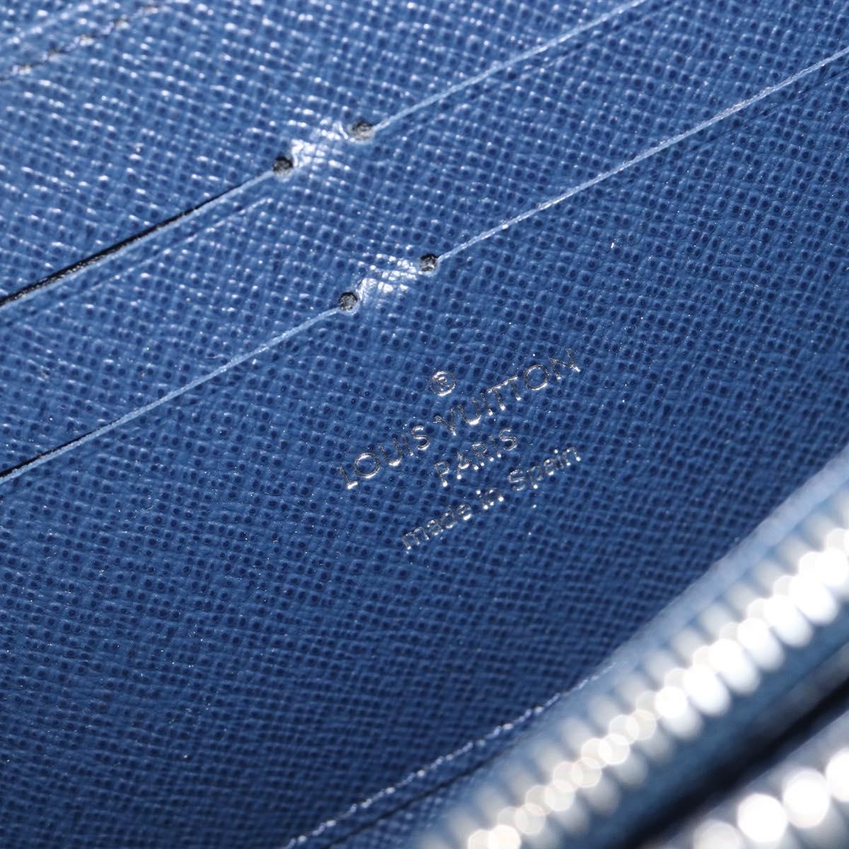 Louis Vuitton - Portefeuille Zippy Cuir épi Marine