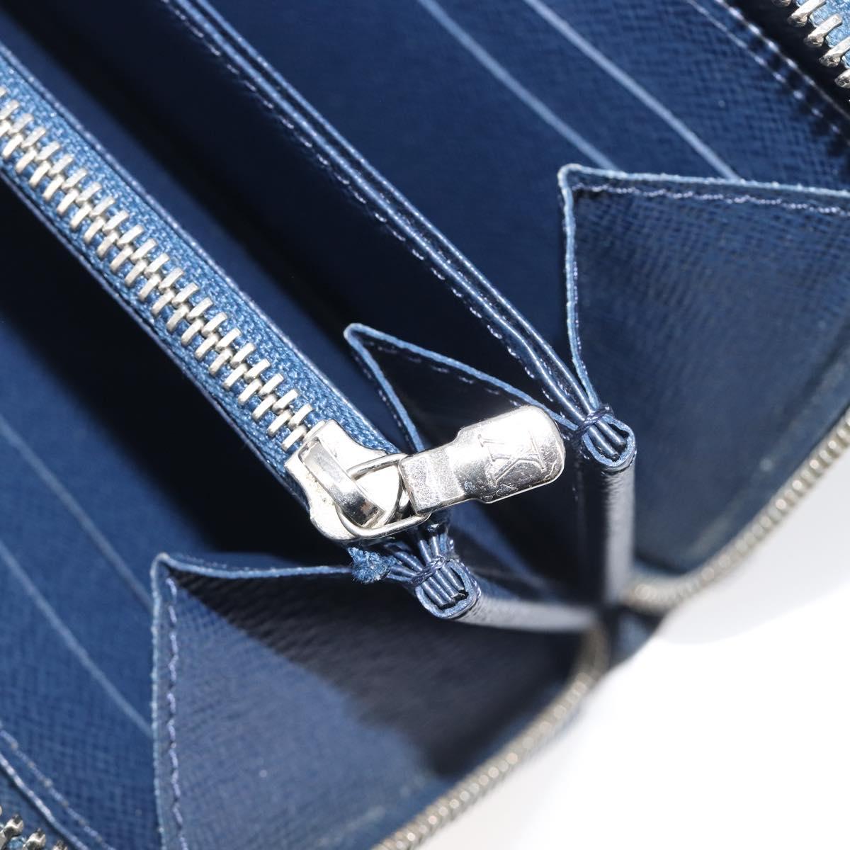 Louis Vuitton - Portefeuille Zippy Cuir épi Marine
