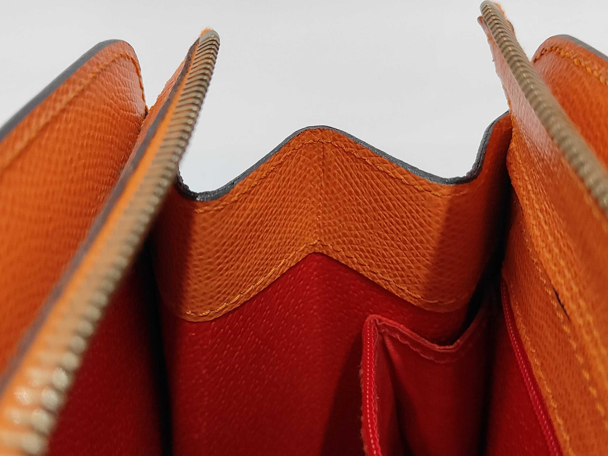 Céline - Sac vintage orange en cuir