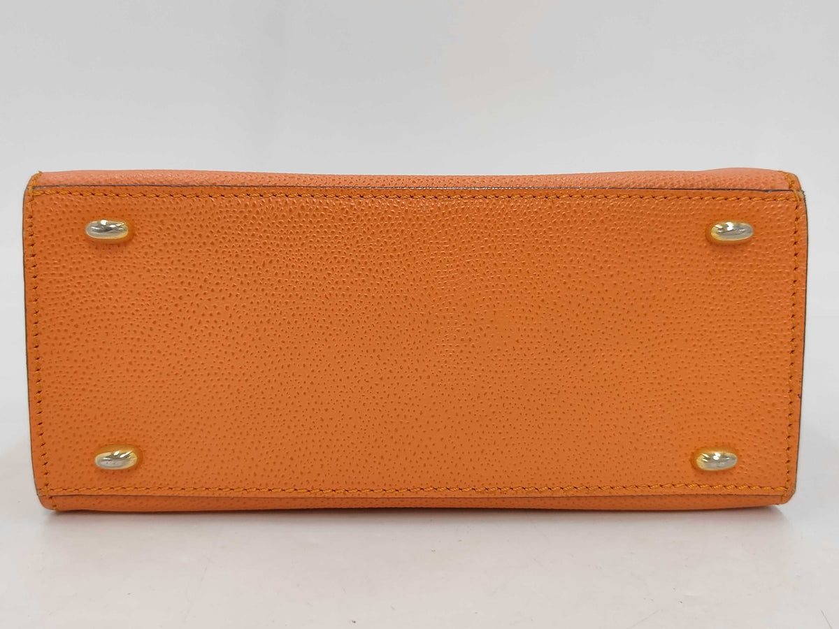 Céline - Sac vintage orange en cuir