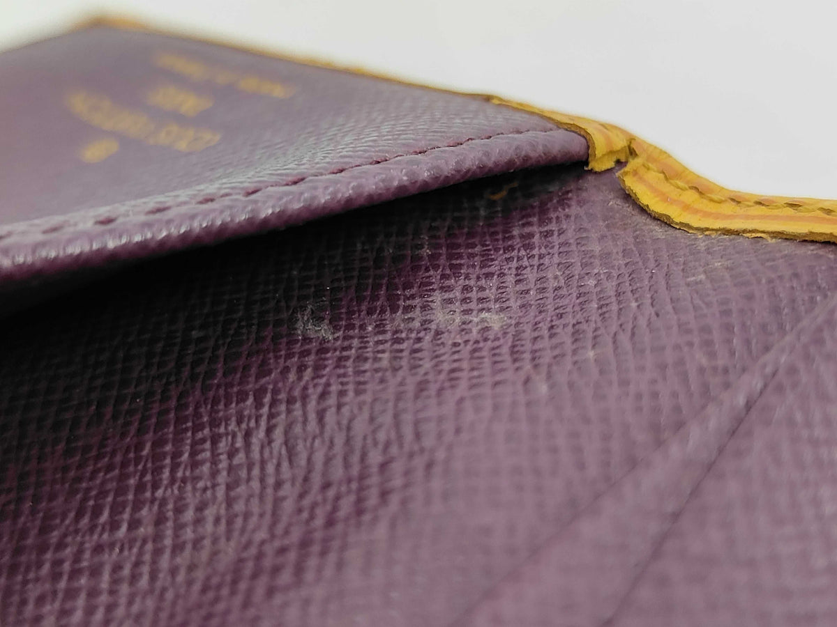 Louis Vuitton - Organizer de poche Epi jaune