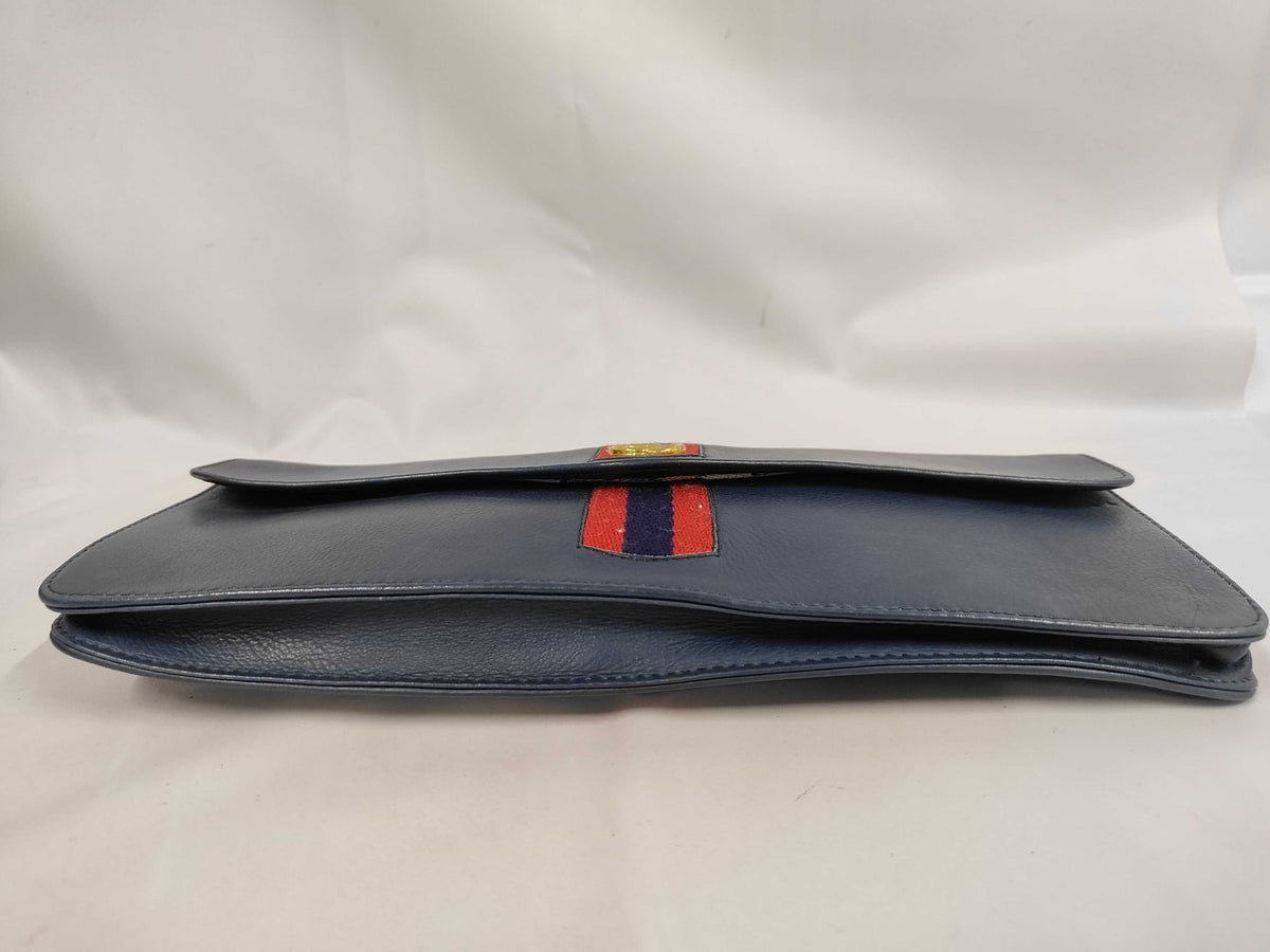 Gucci - Clutch vintage en cuir (Rare)