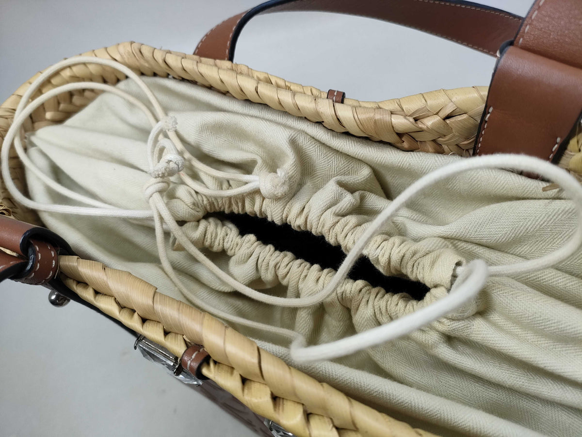 LOEWE - Panier Basket Small Cristaux