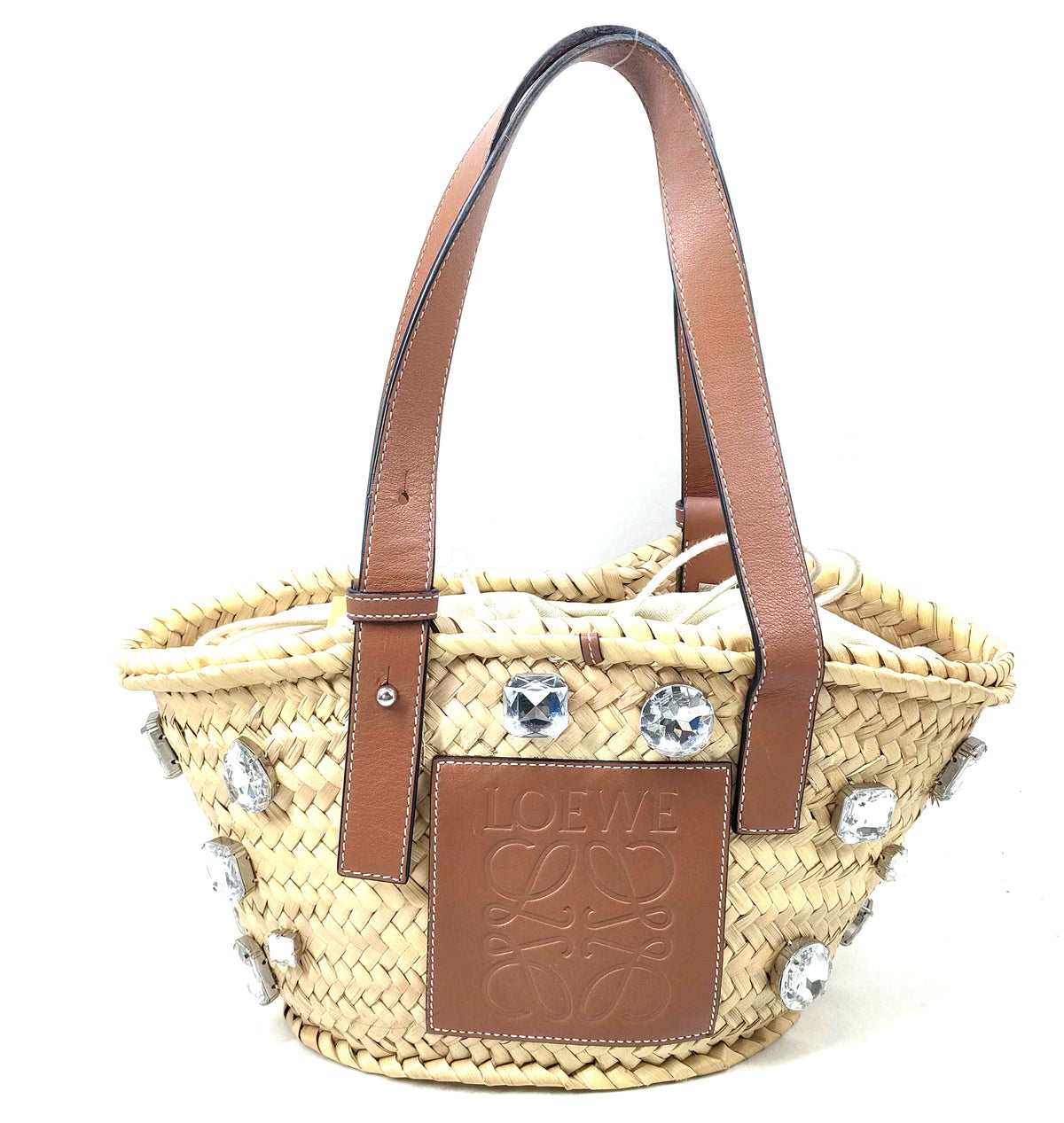 LOEWE - Panier Basket Small Cristaux