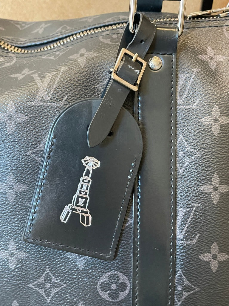 Louis Vuitton - Keepall 45 bandouliere toile monogram éclipse