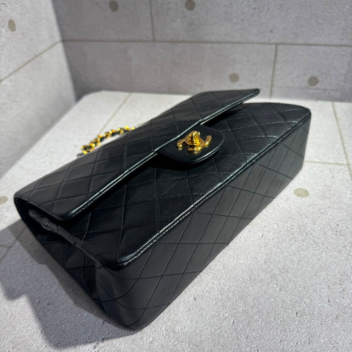 Chanel - Vintage Classic Médium 25cm double flap timeless