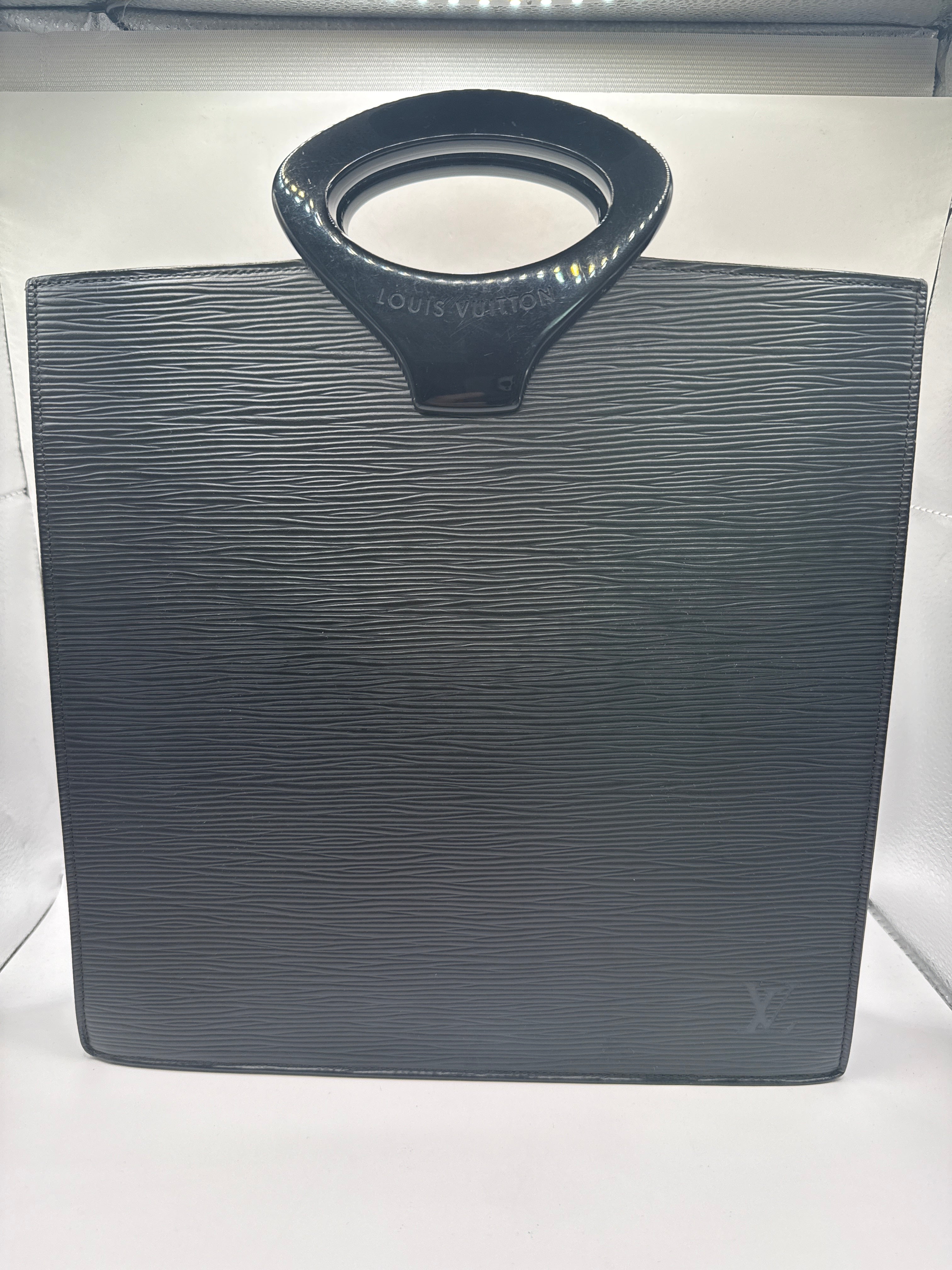 Louis Vuitton - Tote Ombre Cuir épi noir