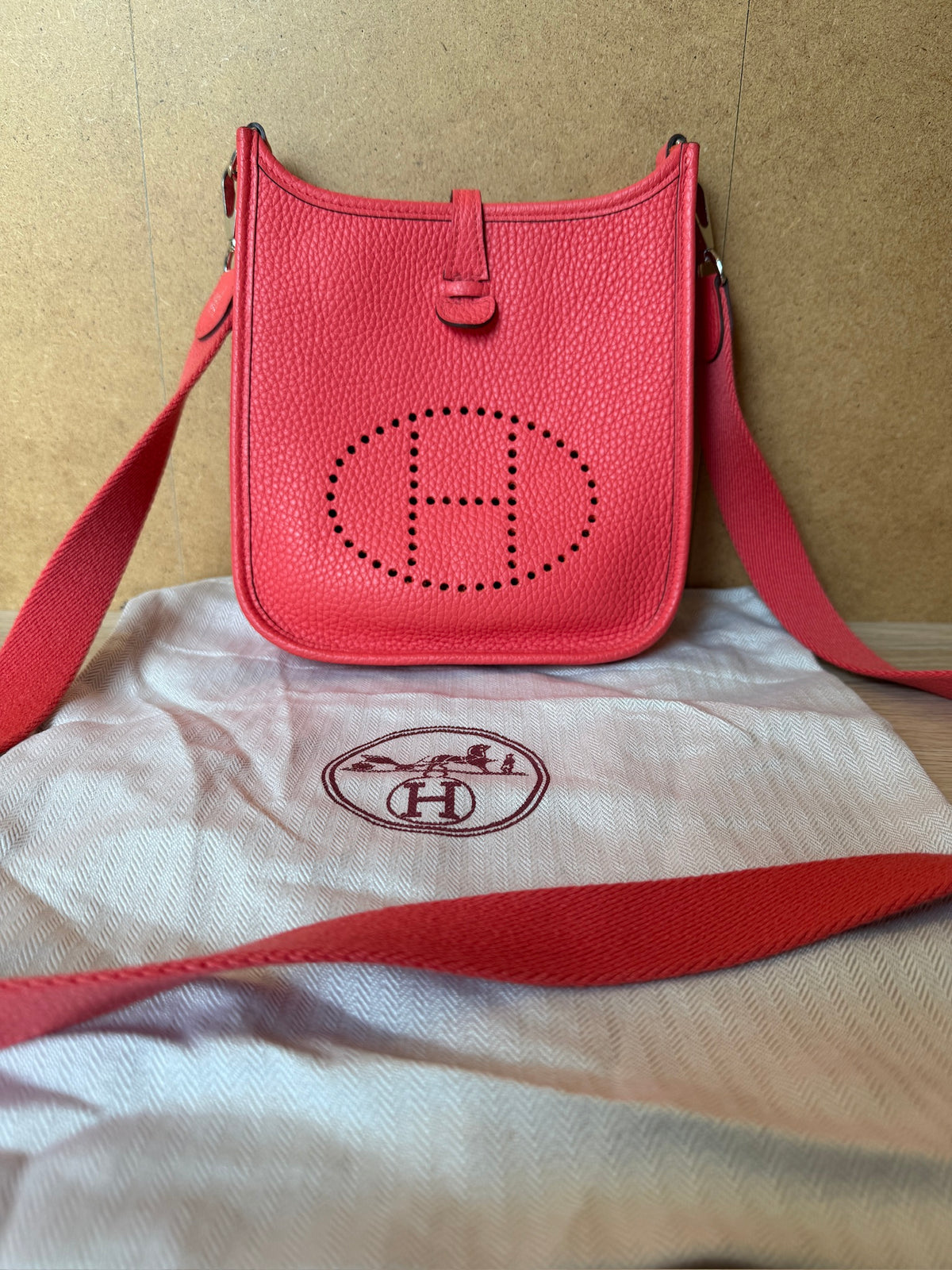 Hermès - Evelyne 16 Amazone - cuir taurillon clémence rose jaïpur