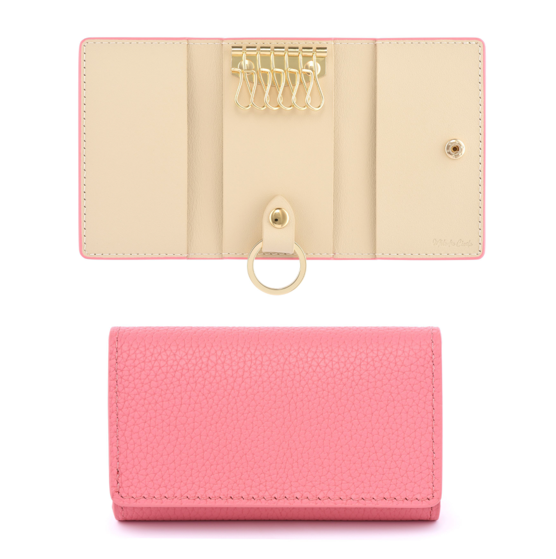 DRESSUPYOURPURSE | Étui à clés en cuir grainé Togo