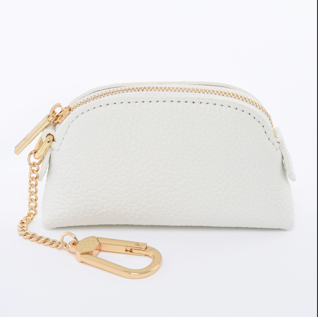 DRESSUPYOURPURSE | The Lippy Case - Togo Leather Mini Cosmetic Pouch