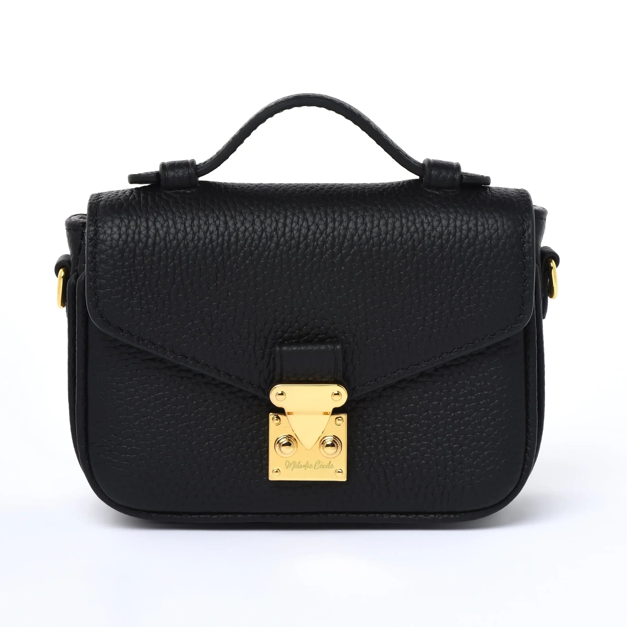 DRESSUPYOURPURSE | Micro Paris 15 en cuir Togo / Micro Paris 15 in Togo Leather - BLACK