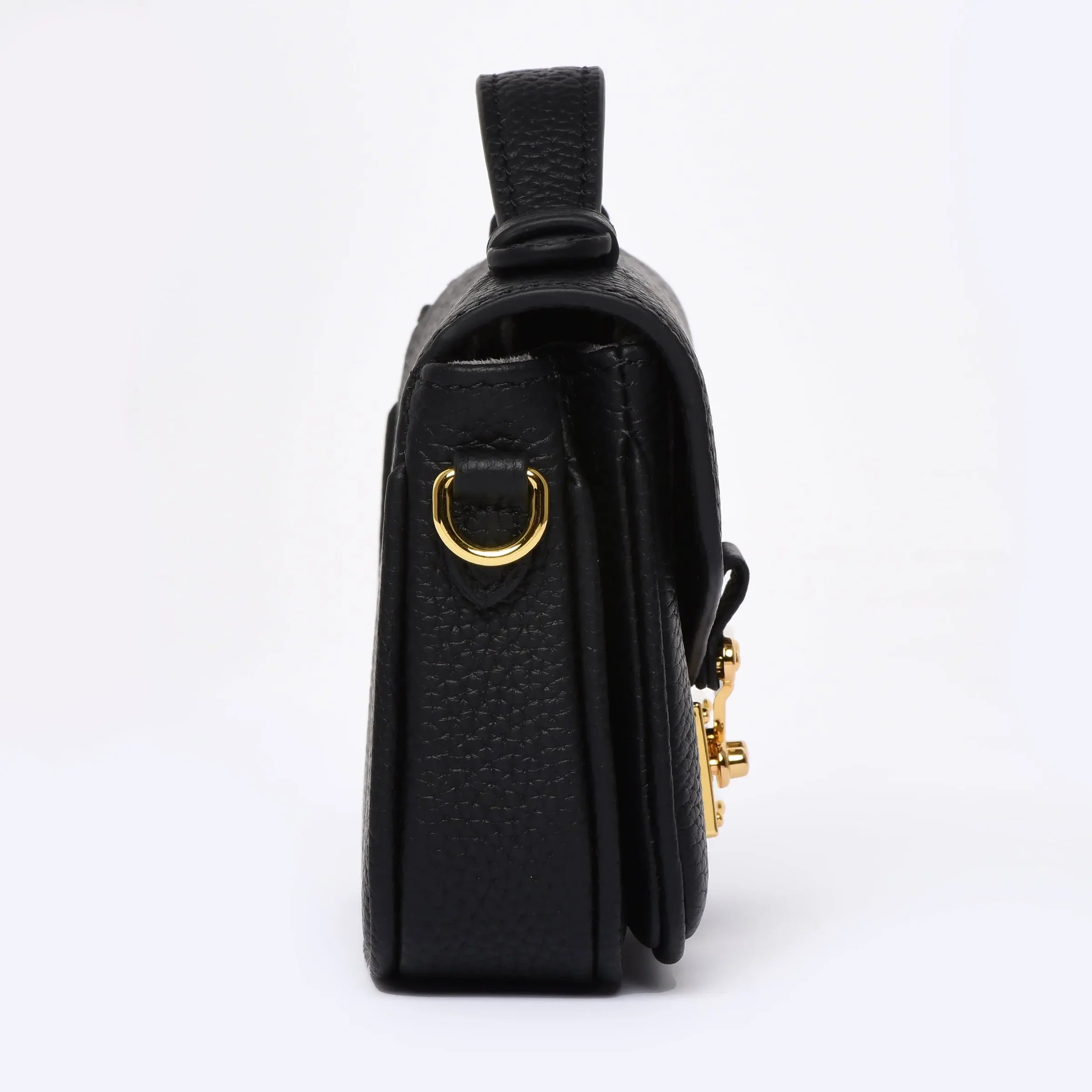 DRESSUPYOURPURSE | Micro Paris 15 en cuir Togo / Micro Paris 15 in Togo Leather - BLACK