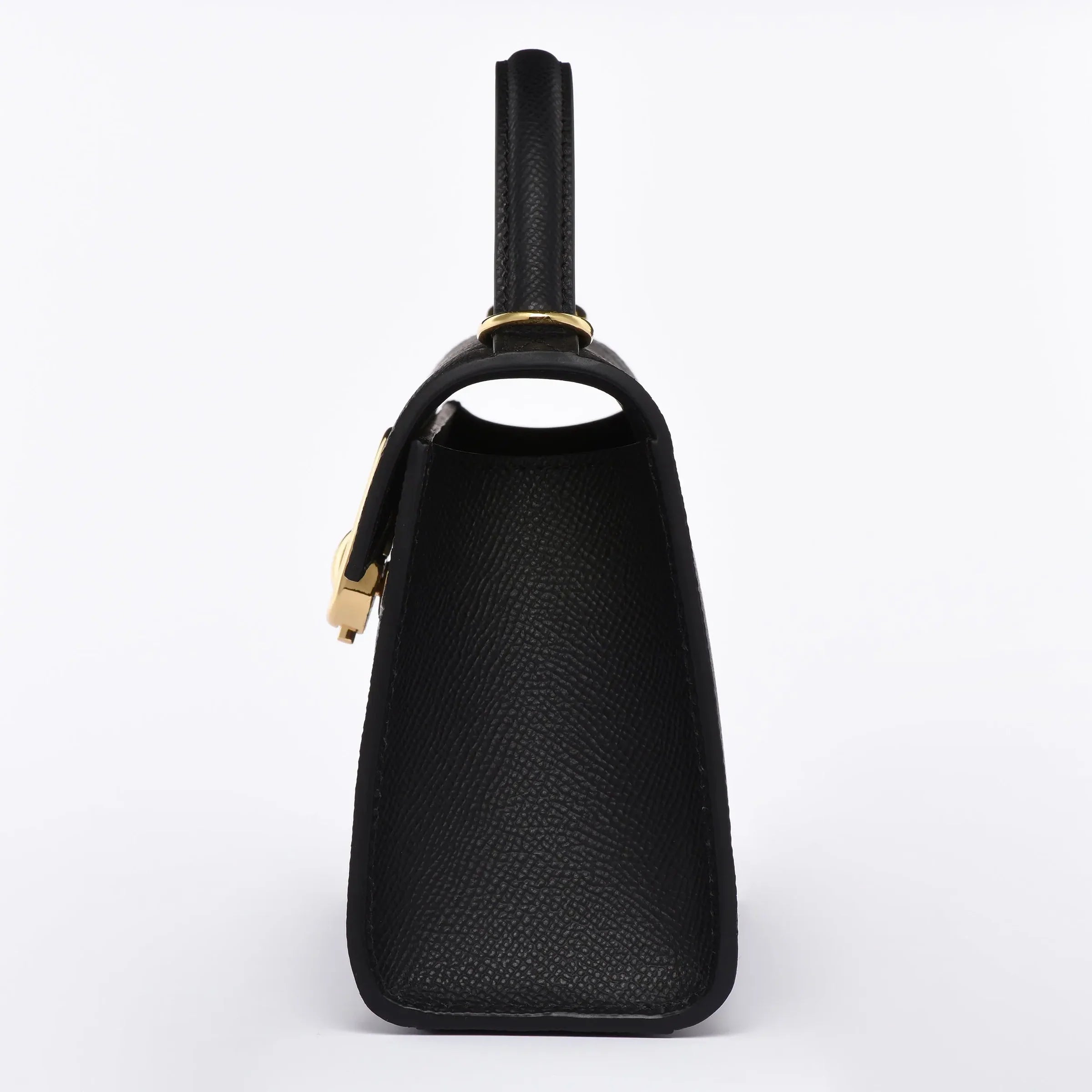 DRESSUPYOURPURSE | The Madison en cuir grainé Epsom BLACK SILVER