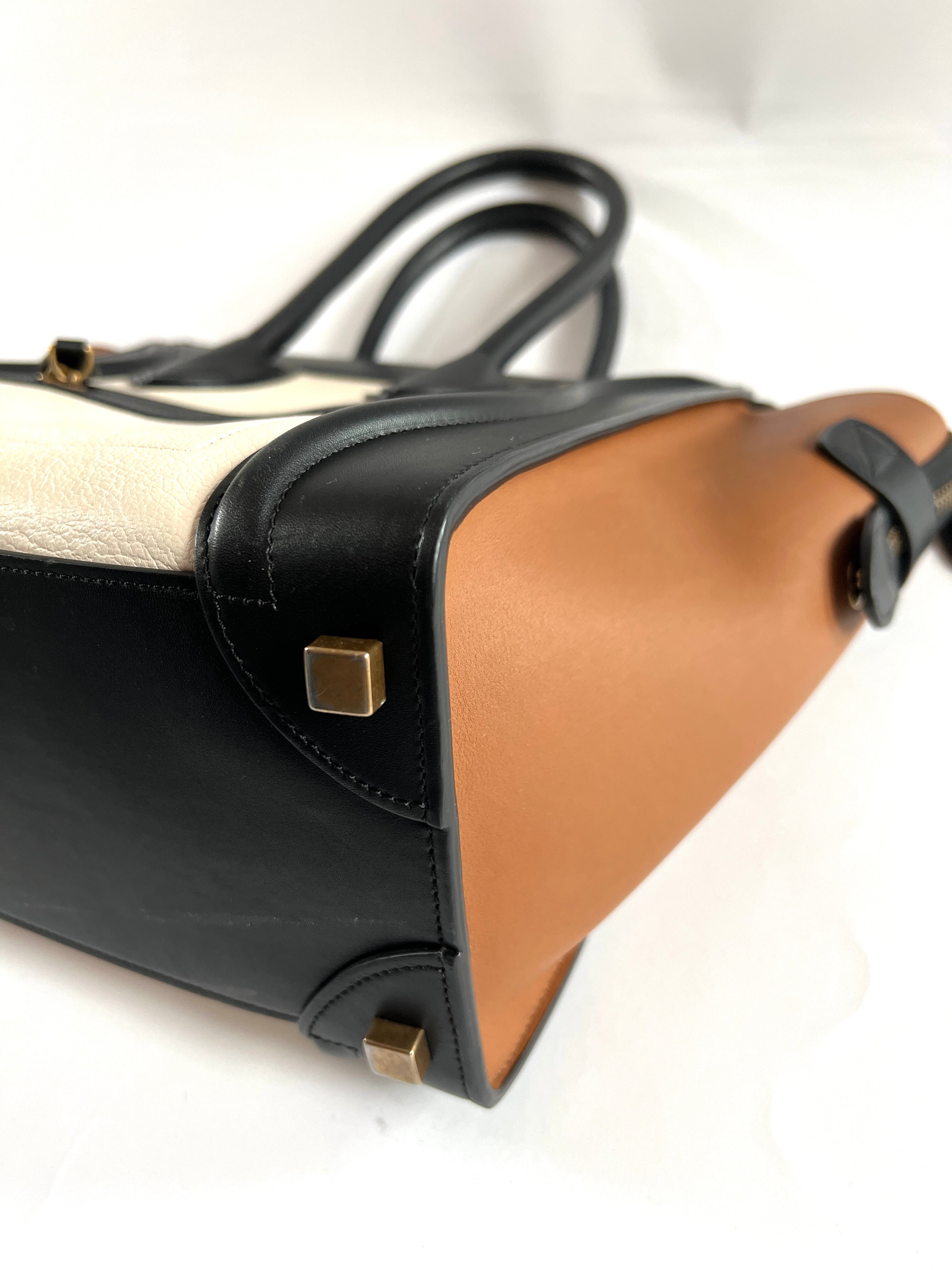 CELINE - Nano Luggage Tricolore