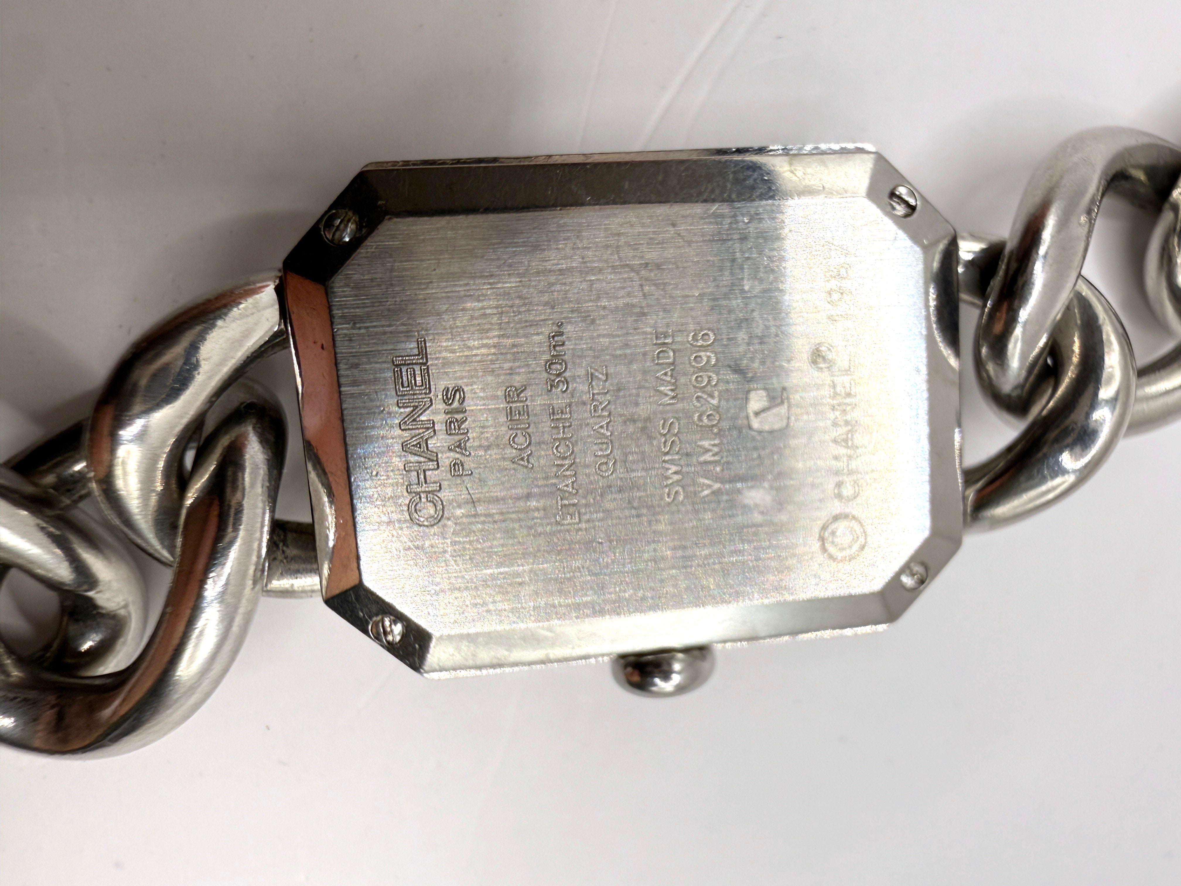 CHANEL - Montre Première Chaîne en acier - Taille M