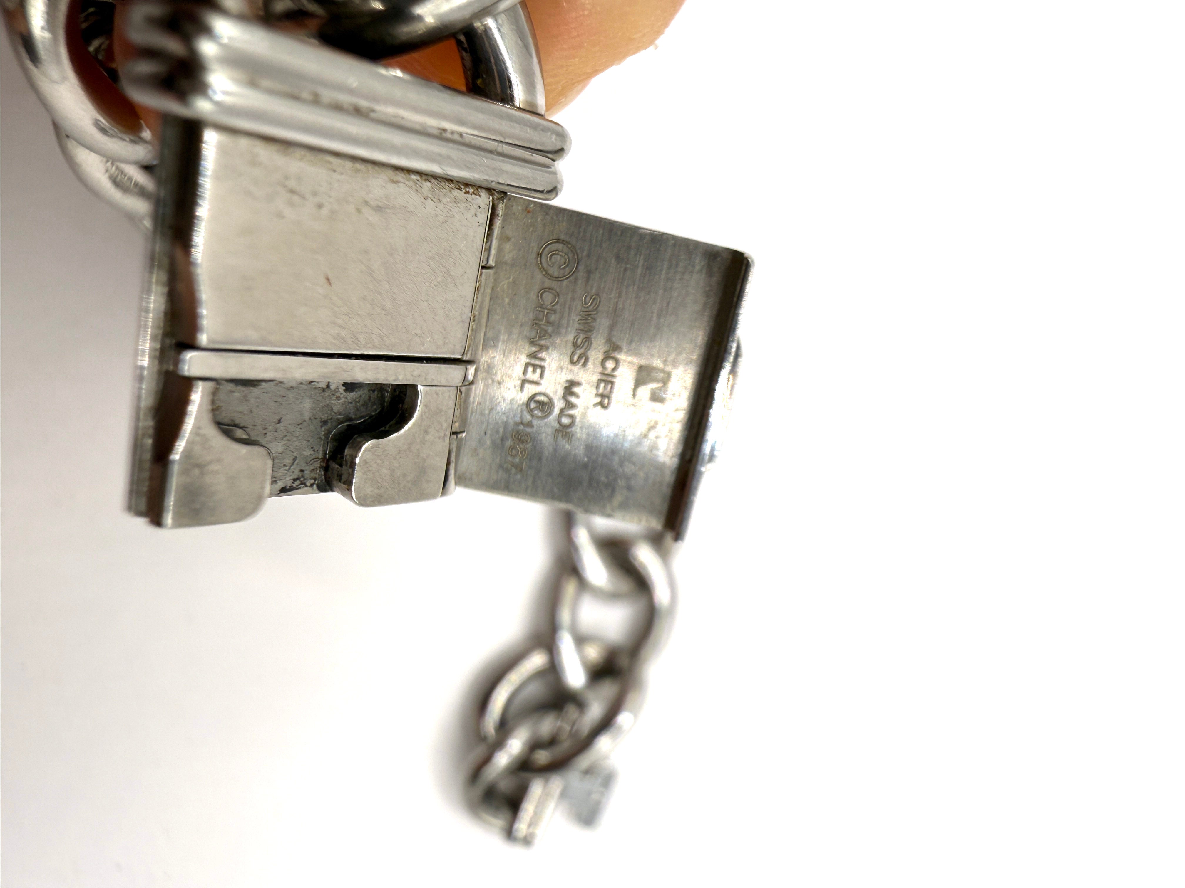 CHANEL - Montre Première Chaîne en acier - Taille M