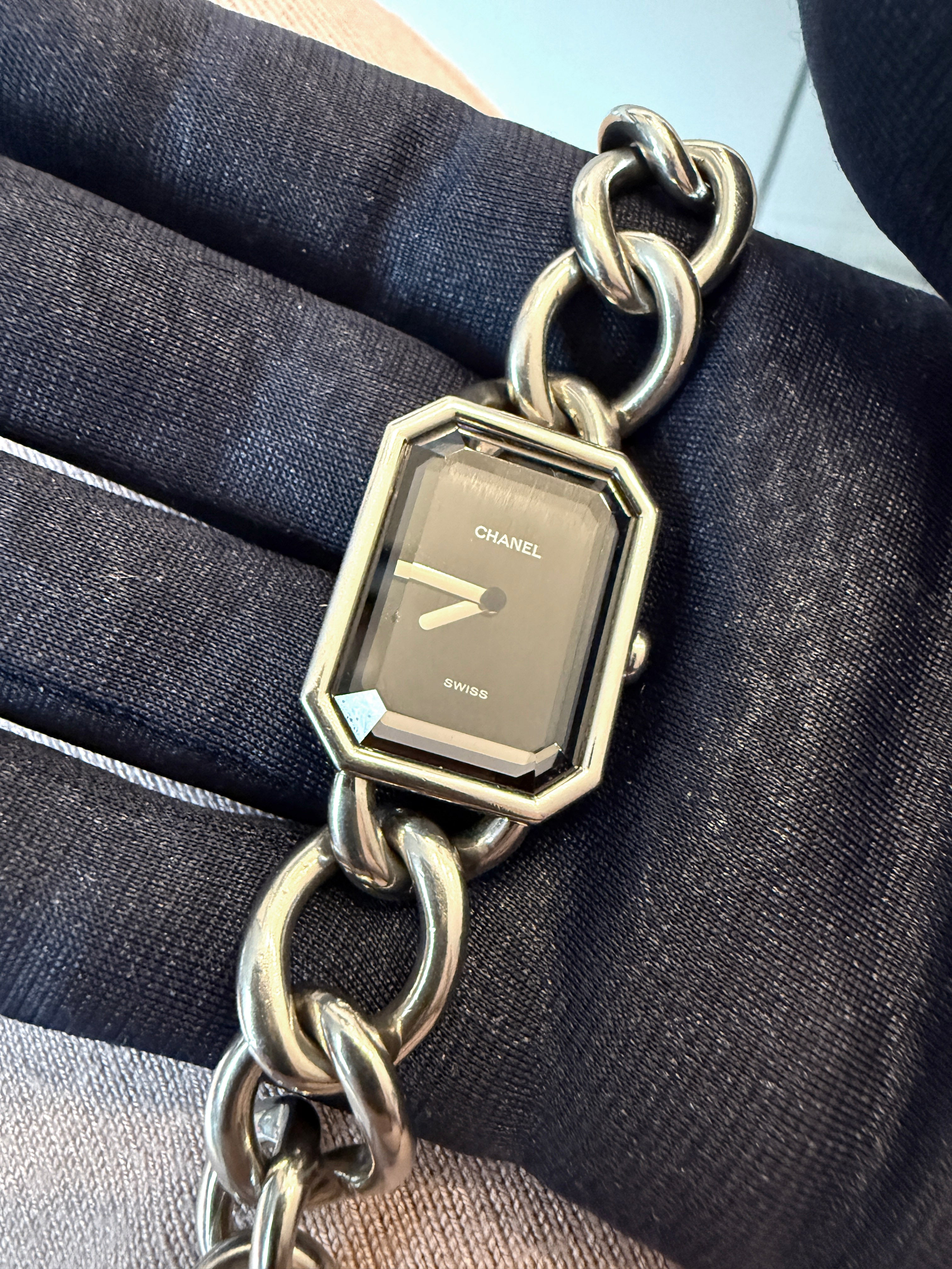 CHANEL - Montre Première Chaîne en acier - Taille M