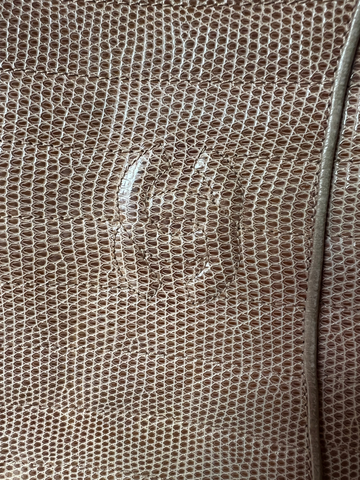 Chanel - Sac caméra vintage en lézard