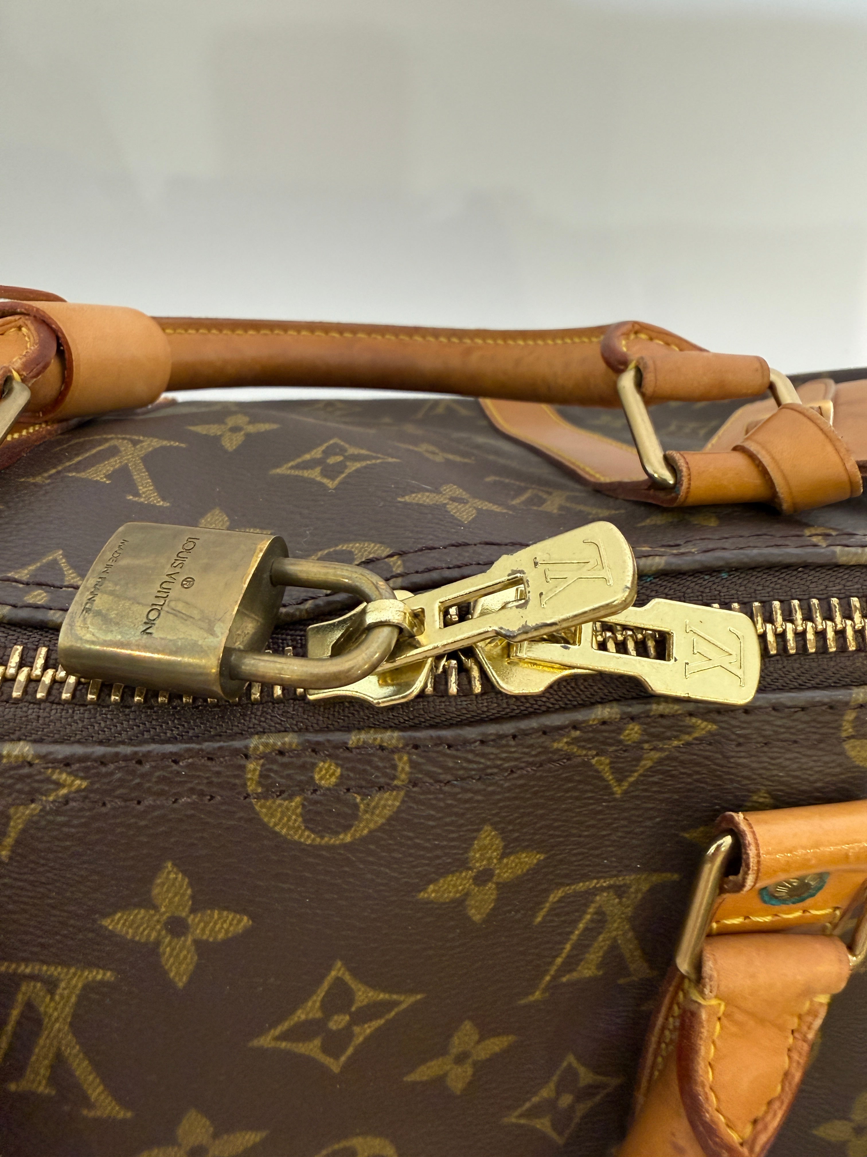 LOUIS VUITTON - Keepall 50 Vintage + Certificat Entrupy