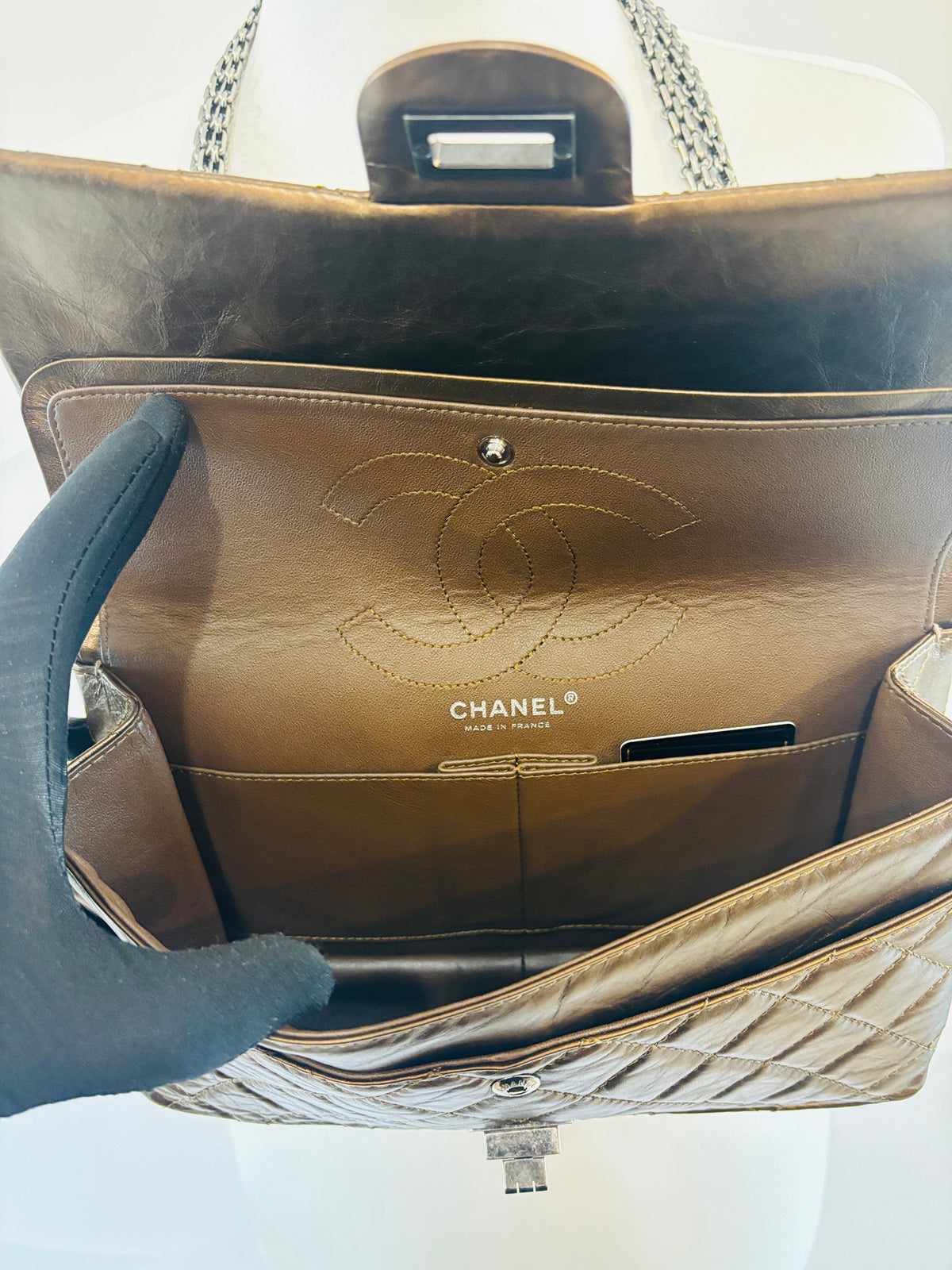 Chanel - 2.55 Reissue Bronze Large