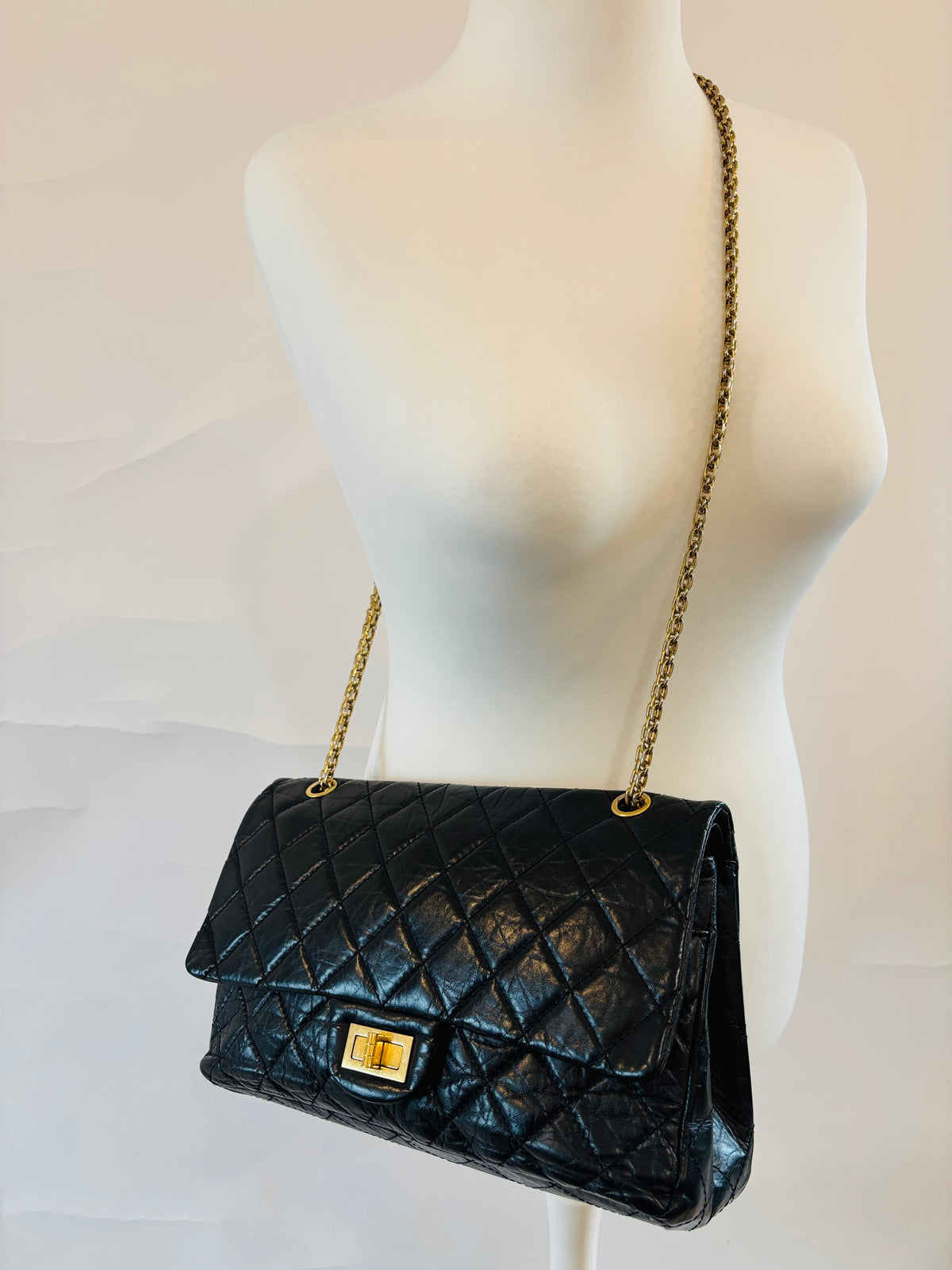 Chanel - 2.55 Réissue Jumbo Veau vielli