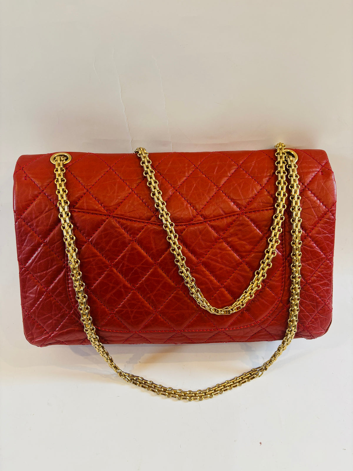 Chanel - 2.55 Reissue Jumbo Rouge agneau