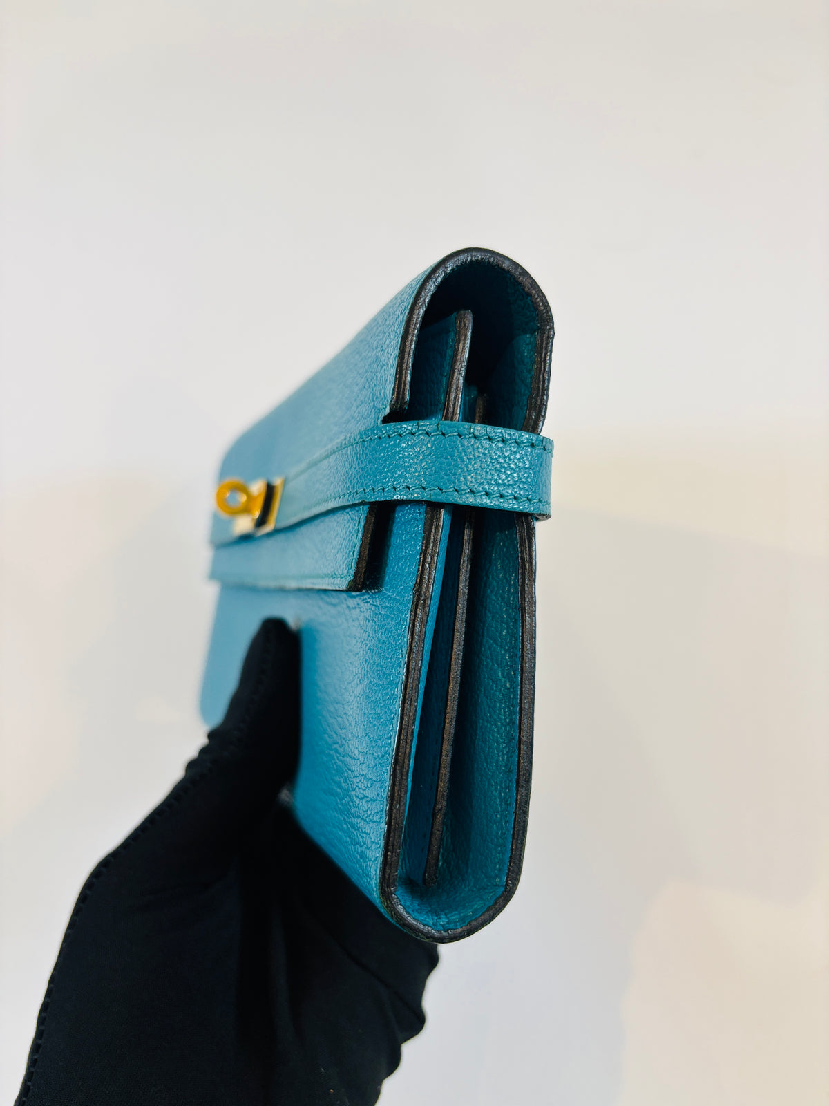 Hermès - Portefeuille Kelly Long Chèvre