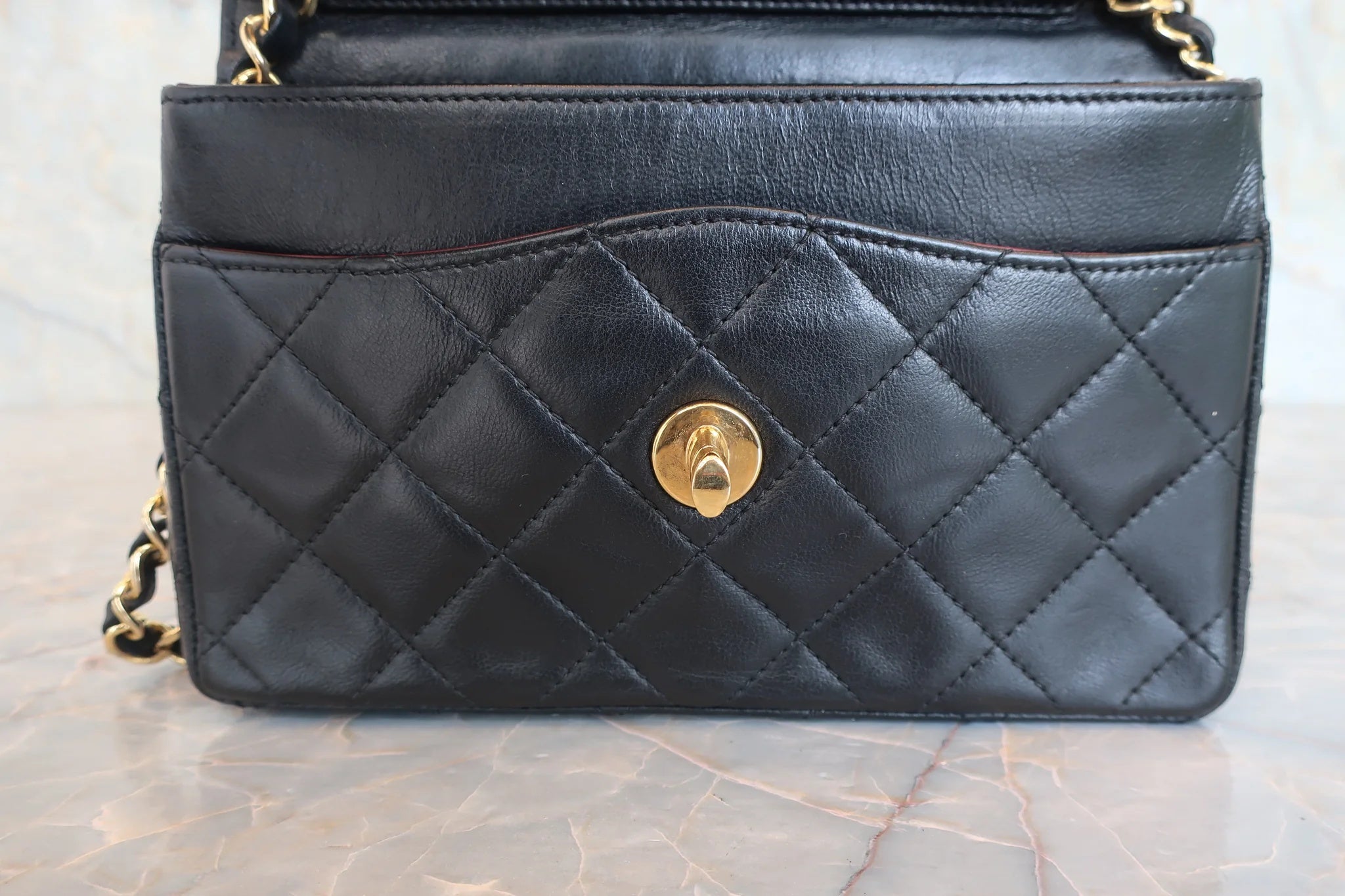 Chanel Mini flap 2 tones CC edition limitée Paris + Entrupy