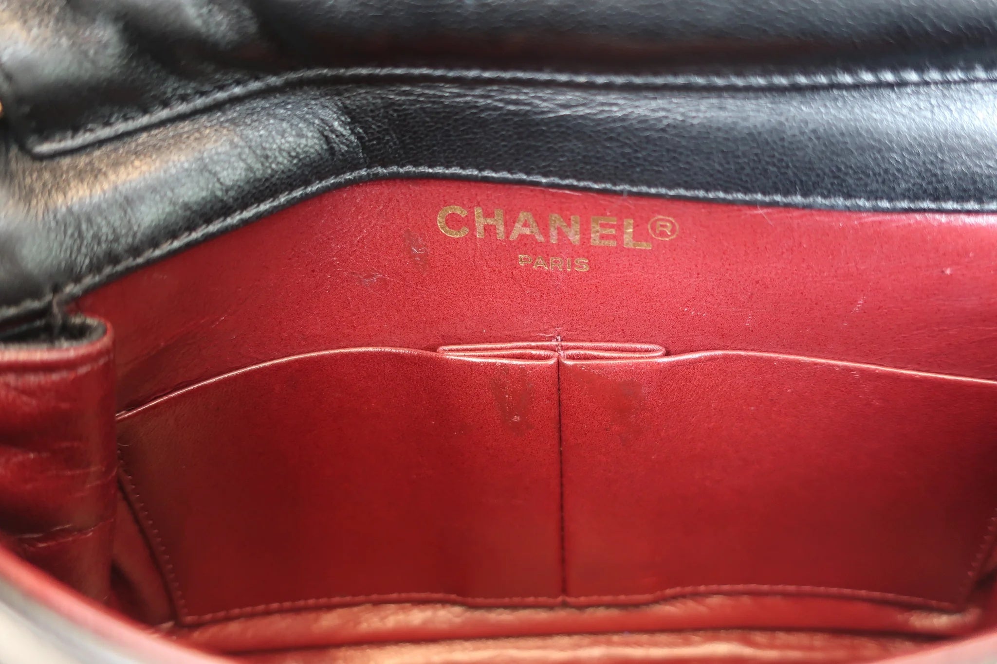 Chanel Mini flap 2 tones CC edition limitée Paris + Entrupy