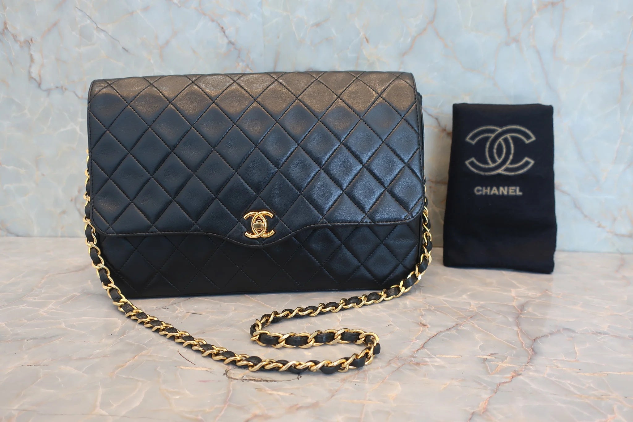 Chanel Vintage Timeless Flap + Entrupy