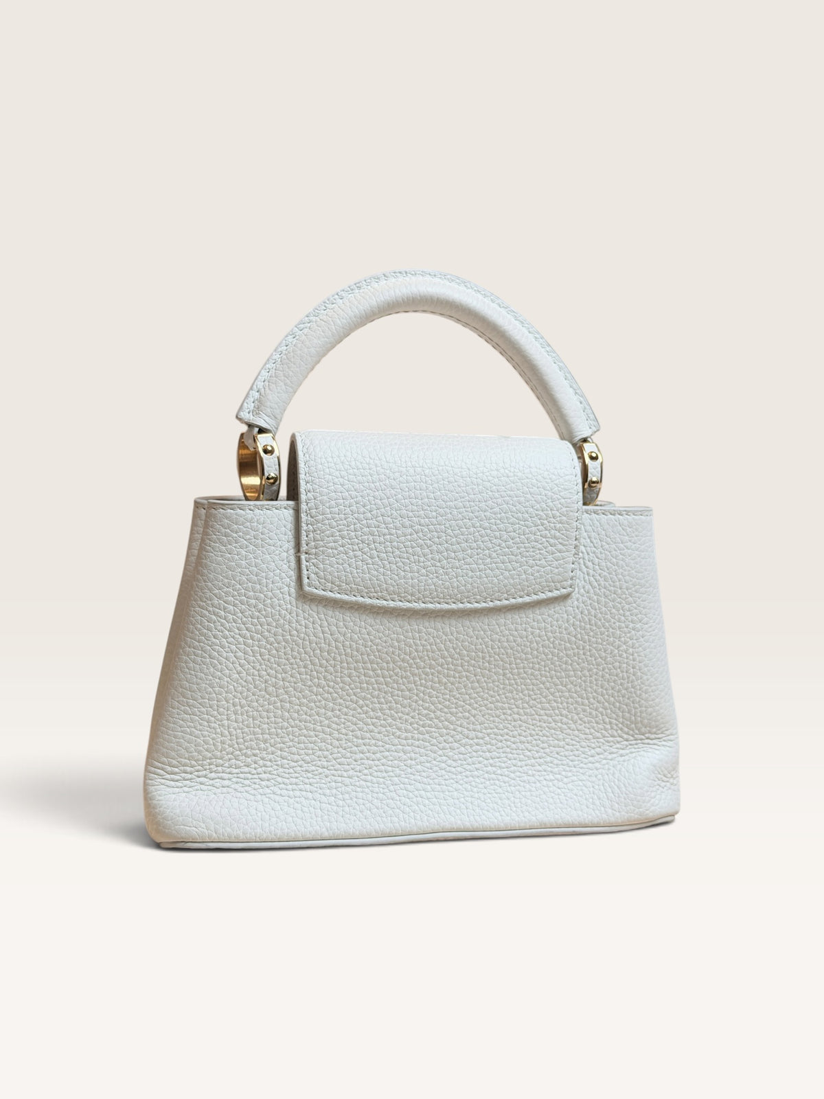Louis Vuitton - Capucines Small - couleur perle