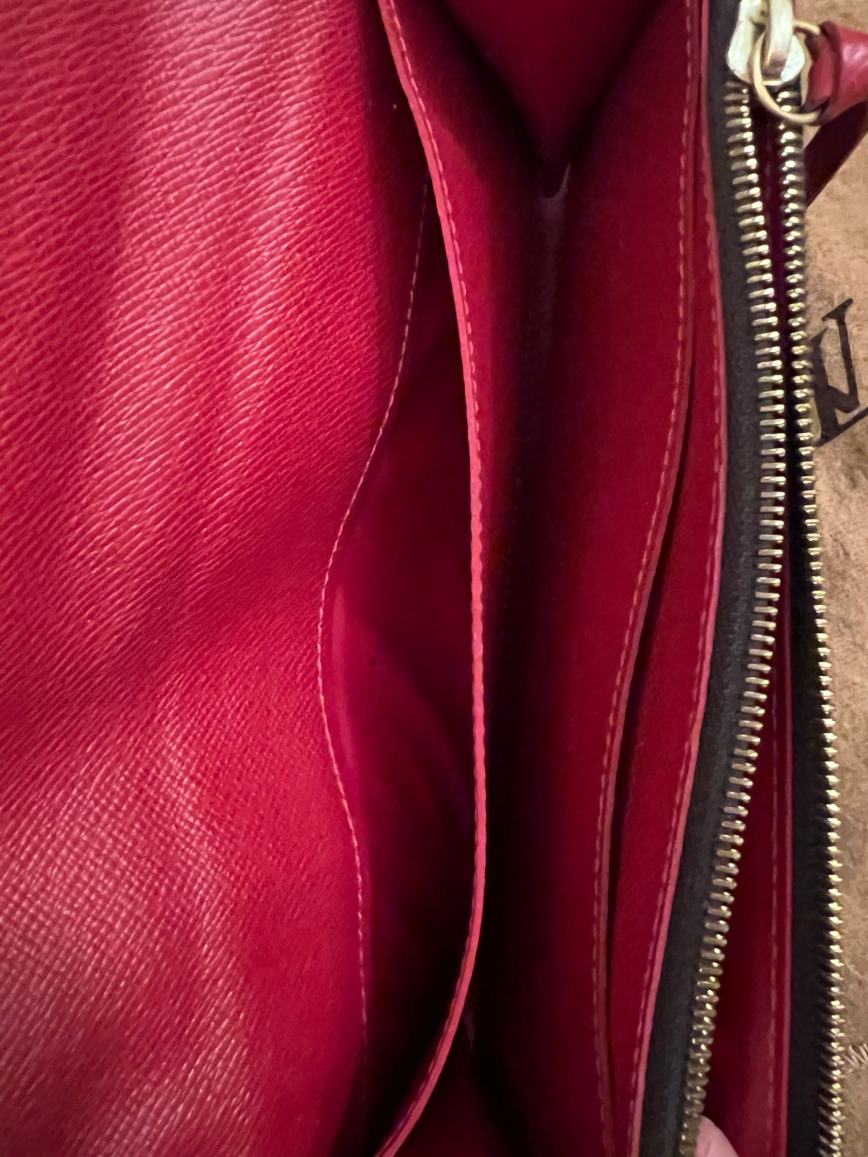 LOUIS VUITTON Portefeuille Caisse damier ebene / Vintage Caissa damier ebene Wallet