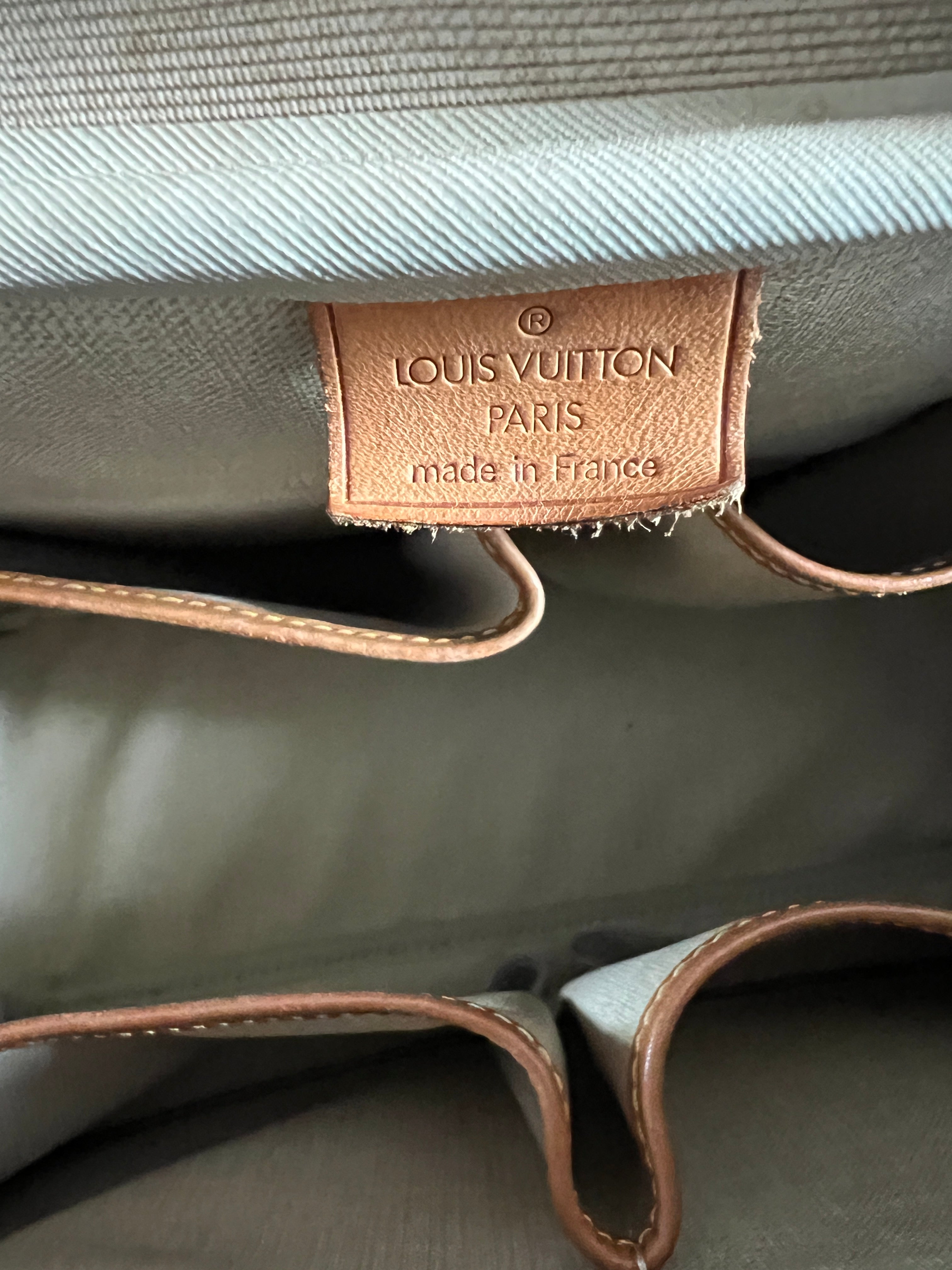 Louis Vuitton - Sac Monogram Deauville Vintage - Étiquette