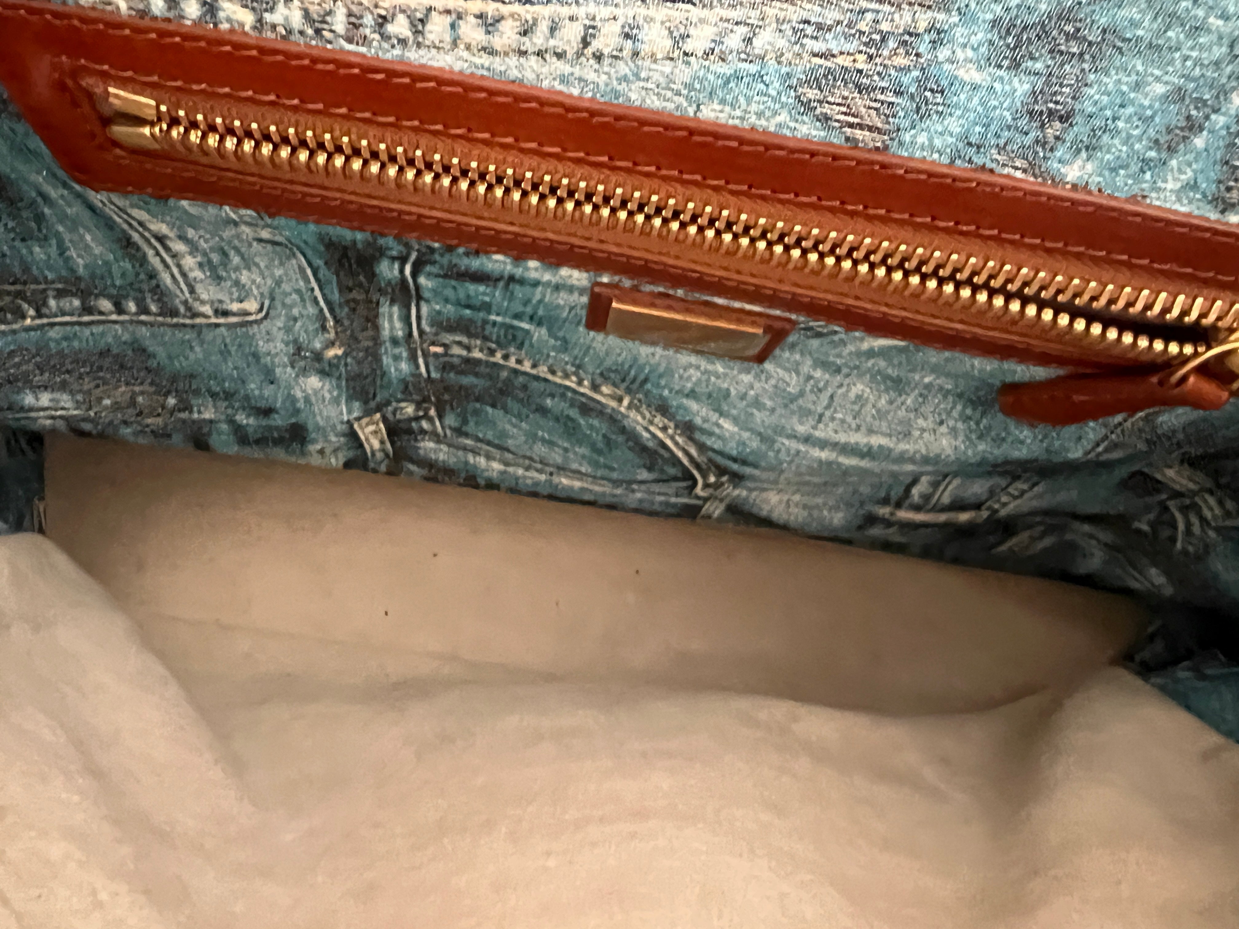 Fendi - Peekaboo Large (intérieur motif denim)
