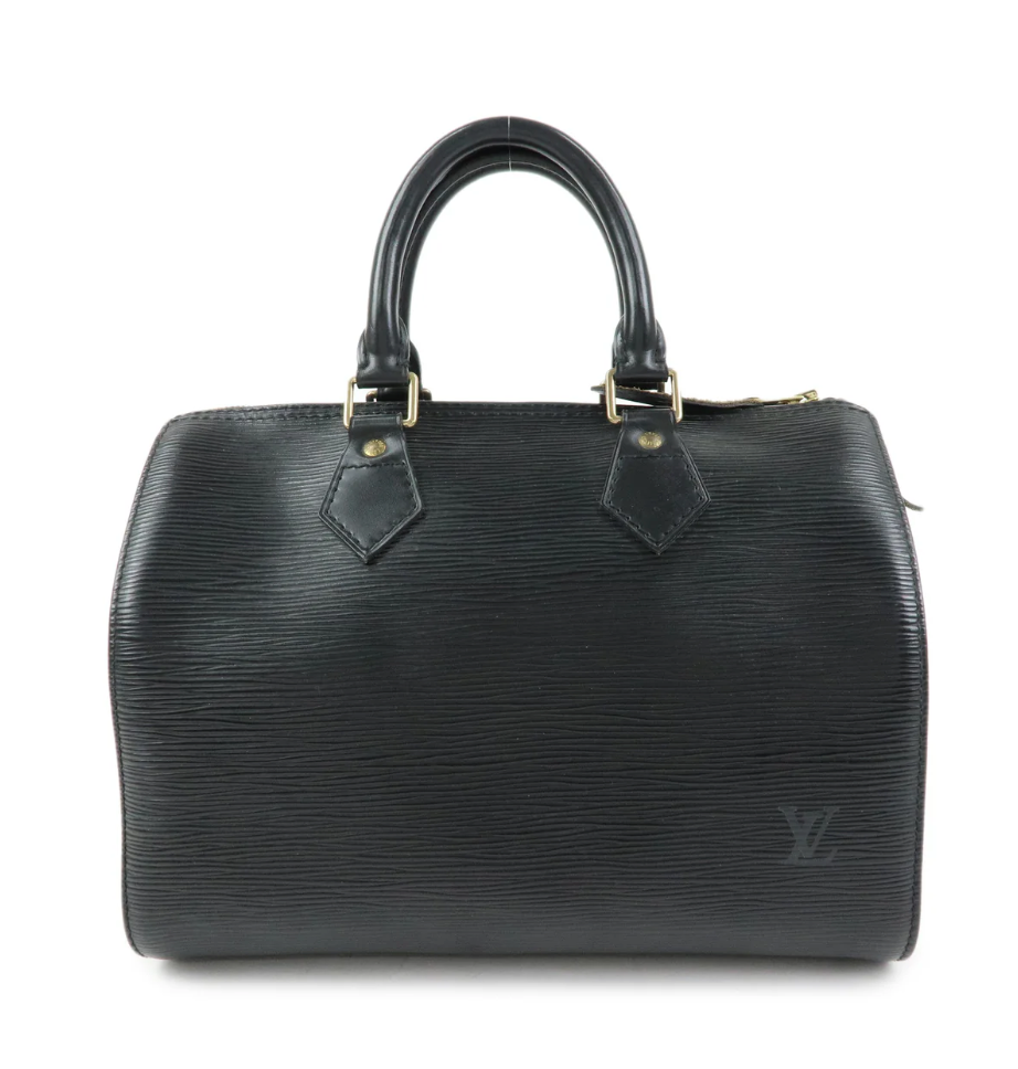 Louis Vuitton - Speedy 25 Cuir noir épi + Entrupy