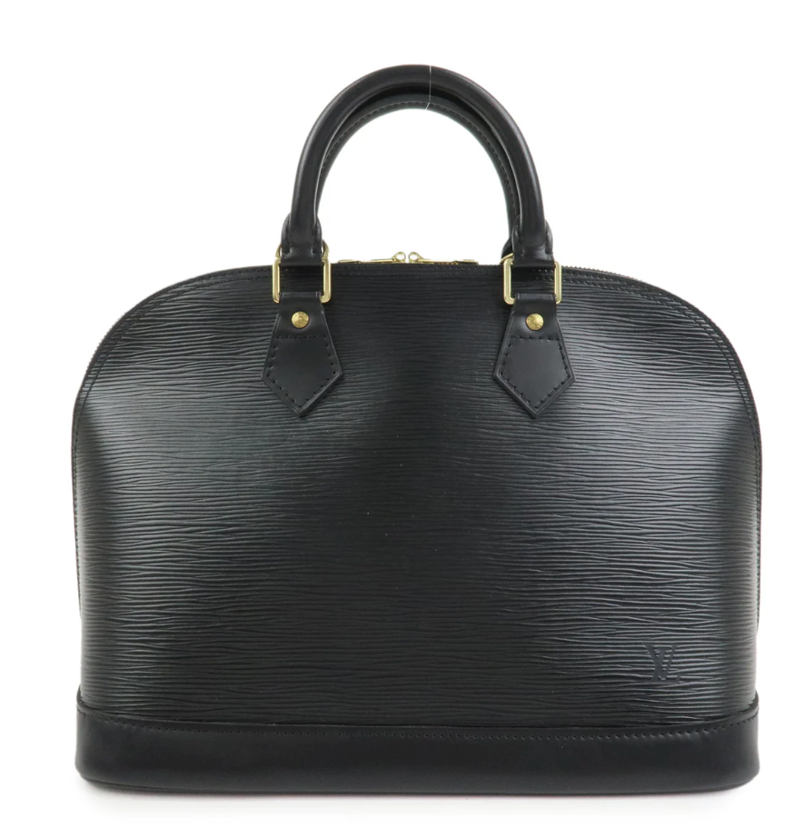 Louis Vuitton - Alma PM - Cuir épi Noir + Entrupy