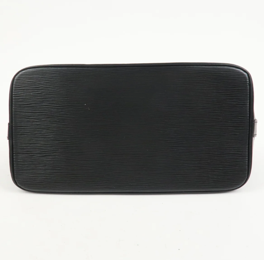 Louis Vuitton - Alma PM - Cuir épi Noir + Entrupy