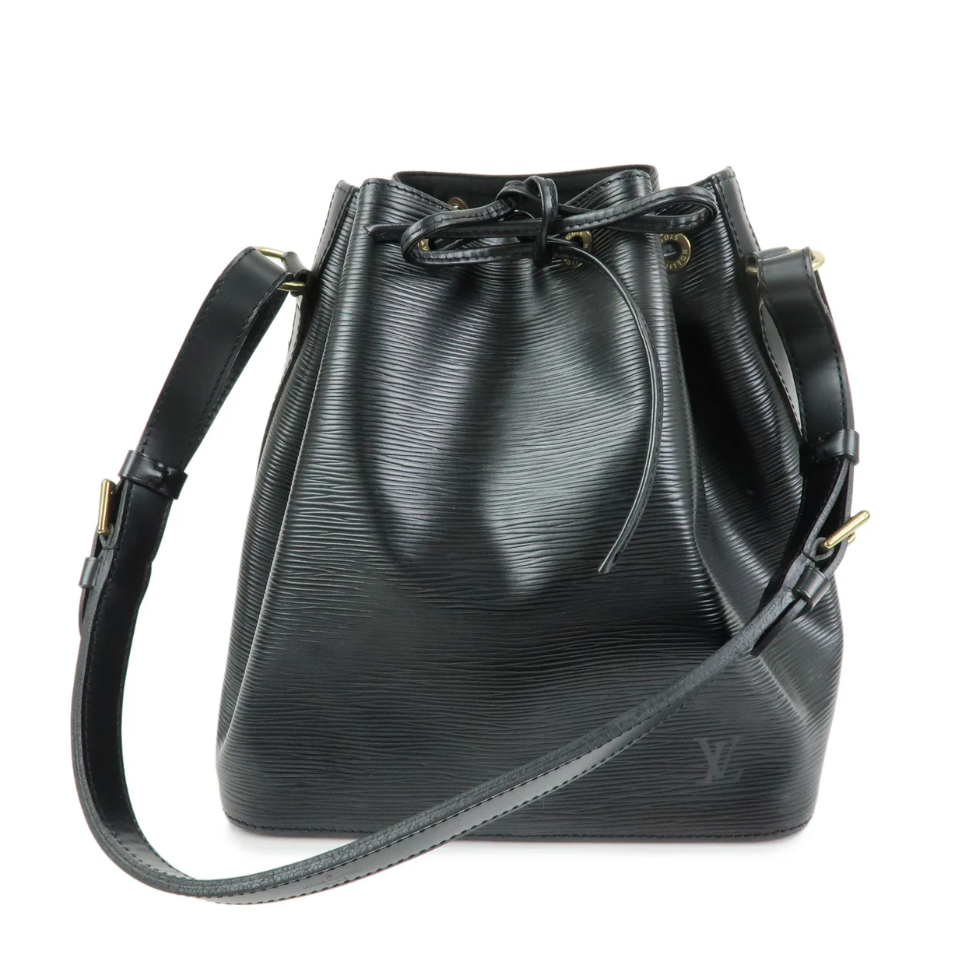 Louis Vuitton - Petit Noé - Cuir épi Noir + Entrupy