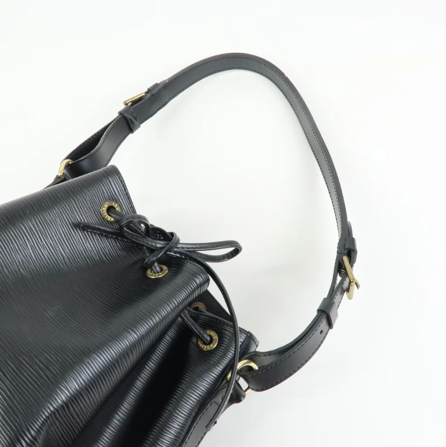 Louis Vuitton - Petit Noé - Cuir épi Noir + Entrupy