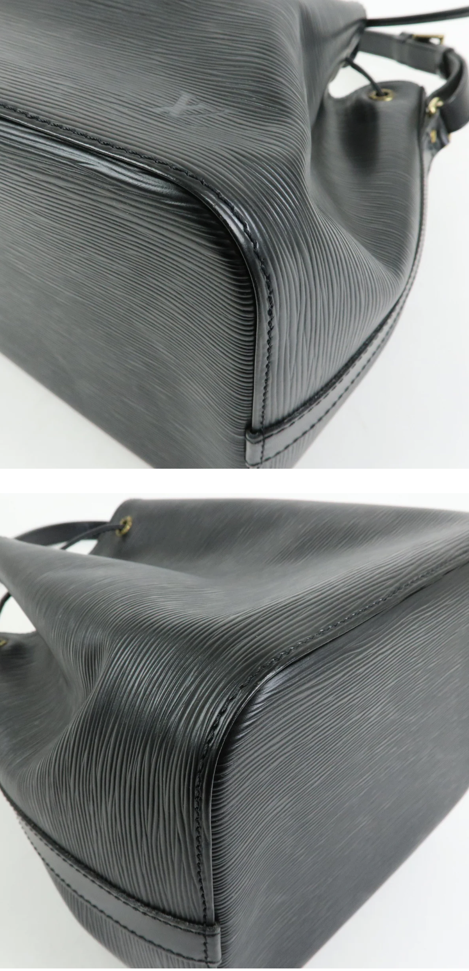 Louis Vuitton - Petit Noé - Cuir épi Noir + Entrupy