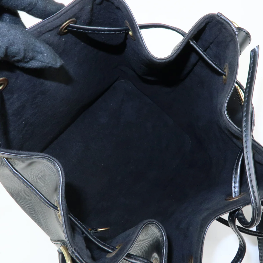 Louis Vuitton - Petit Noé - Cuir épi Noir + Entrupy