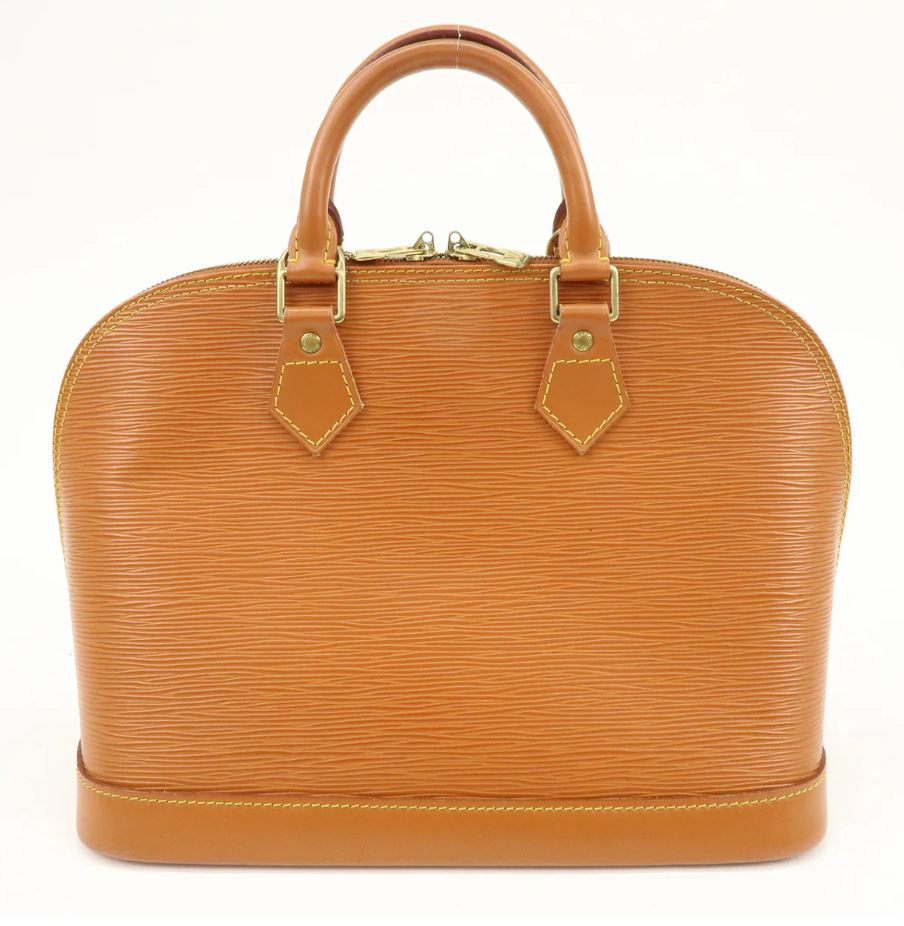 Louis Vuitton - Alma PM - Cuir épi Gold + Entrupy